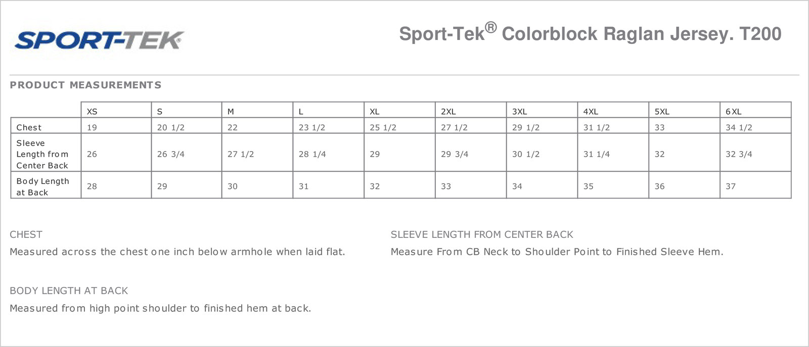 Sport-Tek Mens 100% Cotton Raglan 3/4 Sleeve Colorblock Baseball T-Shirt M-T200