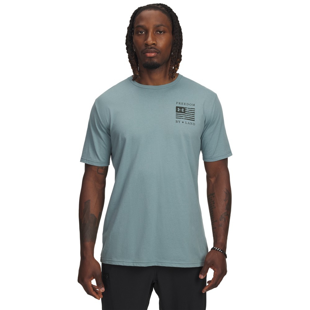 Under Armour 6004102 Men’s UA Freedom by Land Graphic Tee Short Sleeve T-Shirt