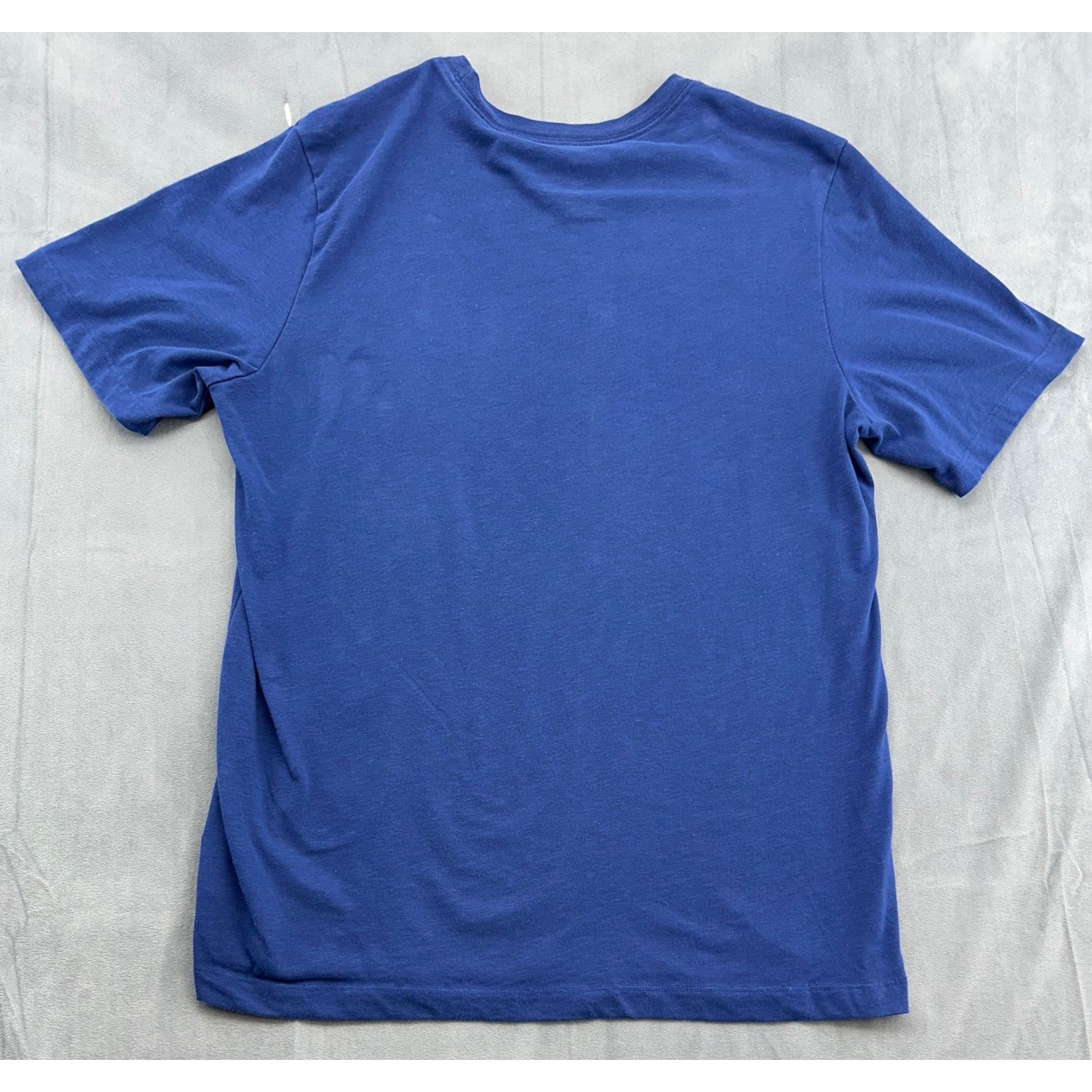Nike DRI FIT TShirt Mens Large Blue Just Do It Tee Graphic Athletic Top