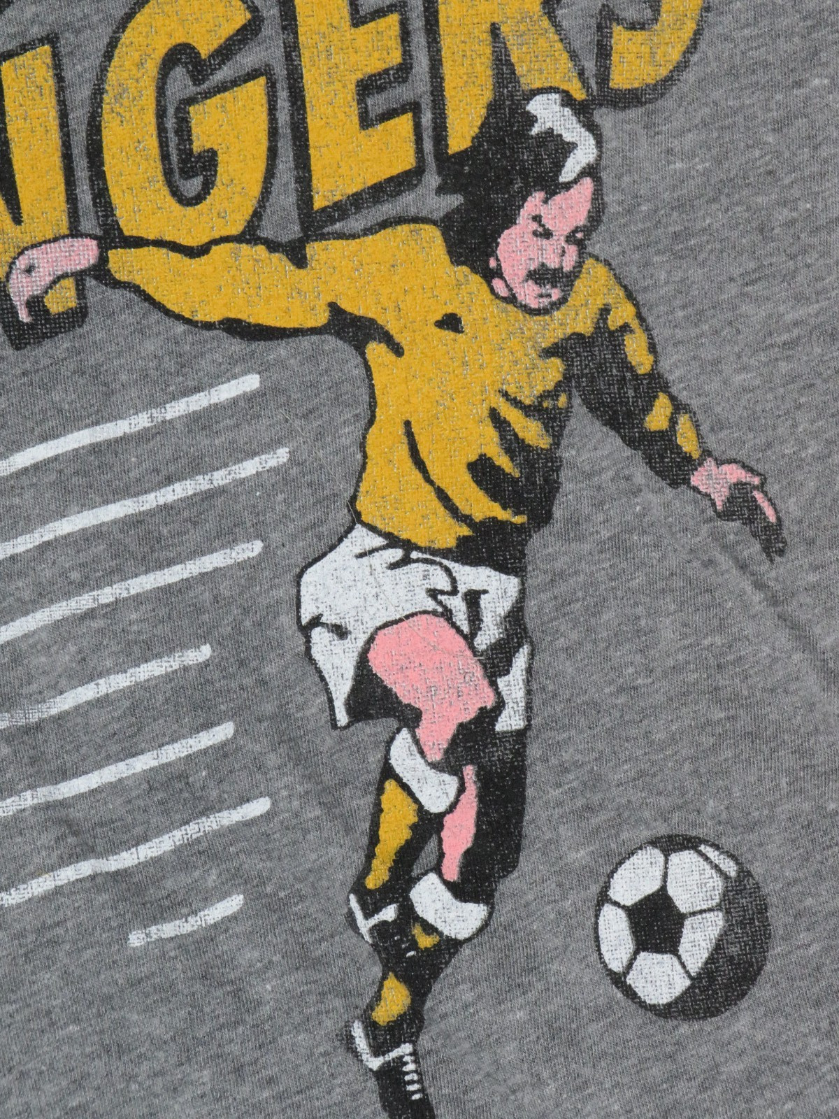 STEEL CITY TEE CLUB 2XL LIGHT GRAY HEATHER PITTSBURGH STINGERS SOCCER SHIRT