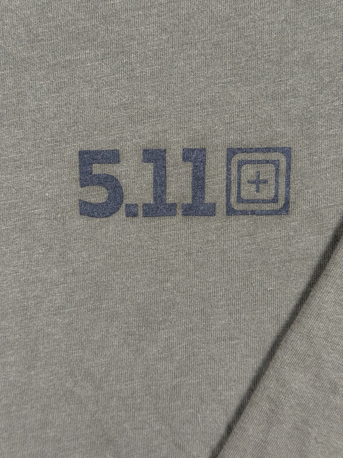 5.11 Tactical Men’s Large Olive Green Send It Long Sleeve Graphic T-Shirt