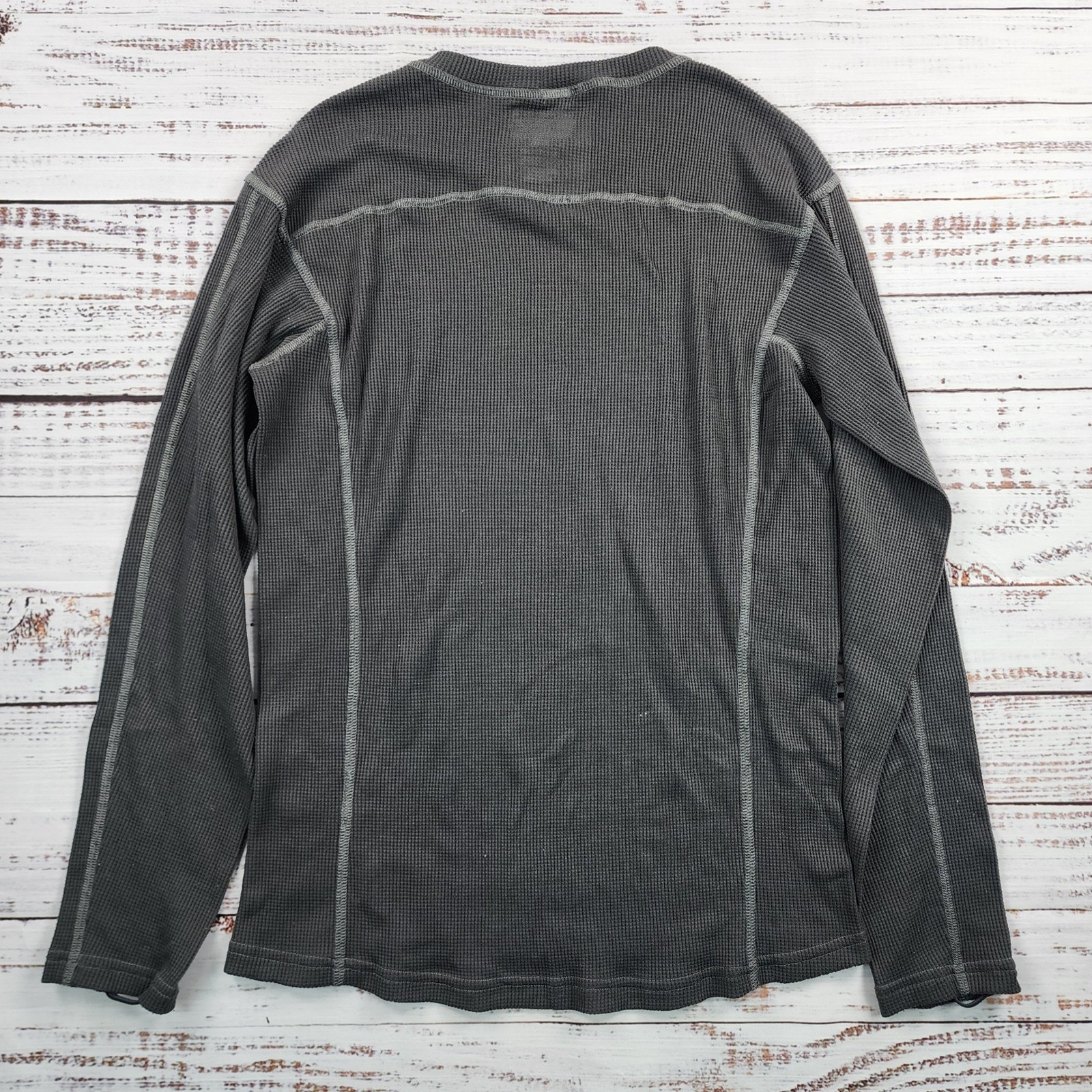 Carhartt Force MBL113 Shadow Gray Waffle Knit Thermal Base Layer Mens Medium M