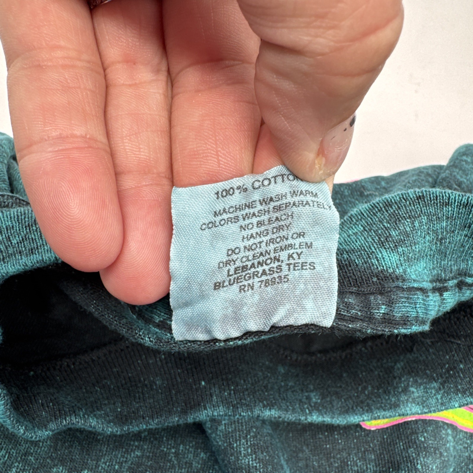 Vintage Kool T-Shirt Mens Size XL Cigarettes Tie Dye Single Stitch USA 90s Green