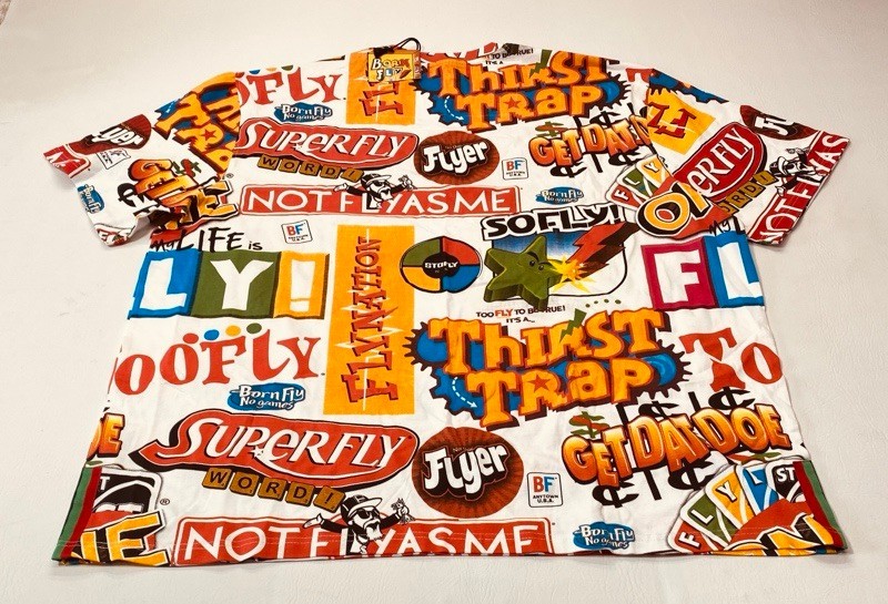 NWT BF Born Fly T-Shirt Retro Board Game Parody T-Shirt Men’s Size 4X AOP 9220