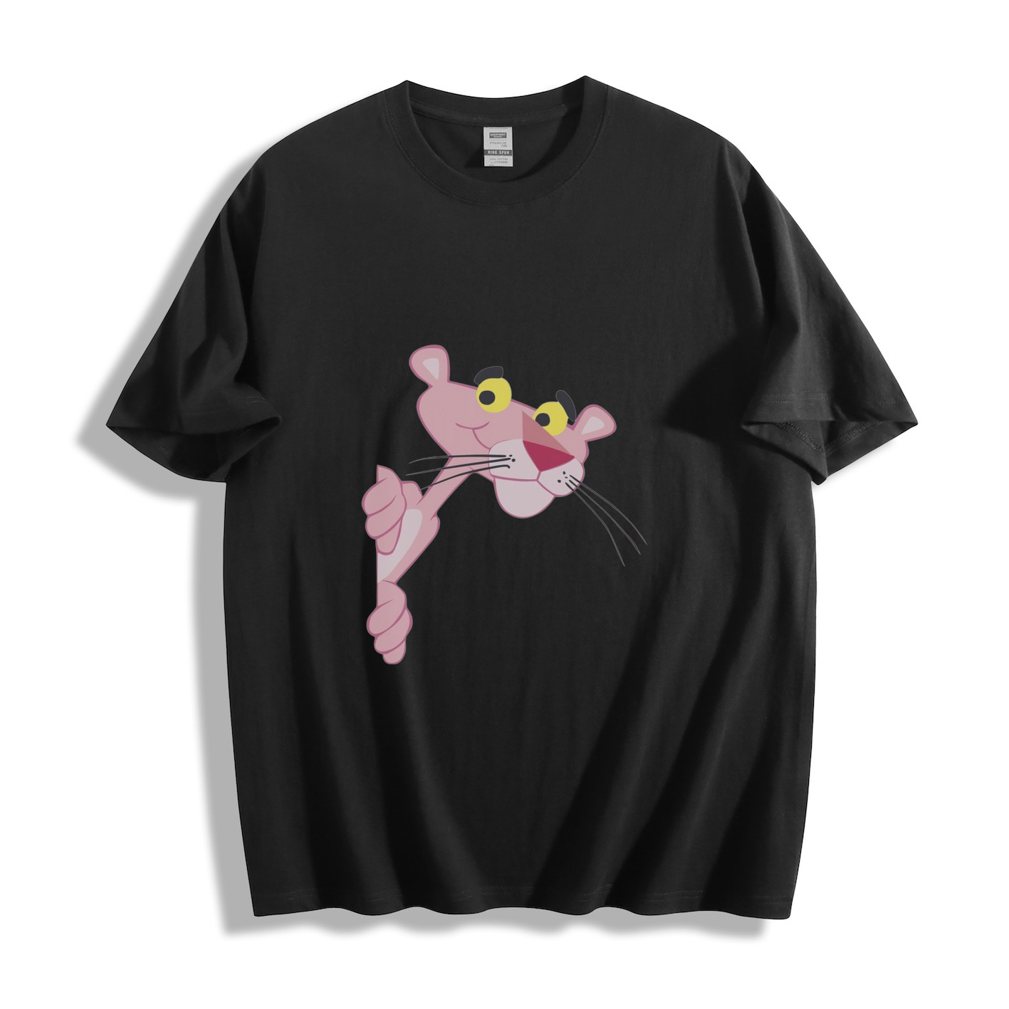 Gender-Neutral Peeking Pink Panther T-Shirt