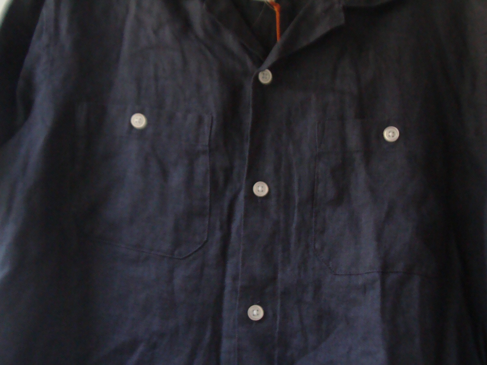 NWT C&C California Men’s 100% Linen Casual Button Down Shirt Short Sleeve Size M