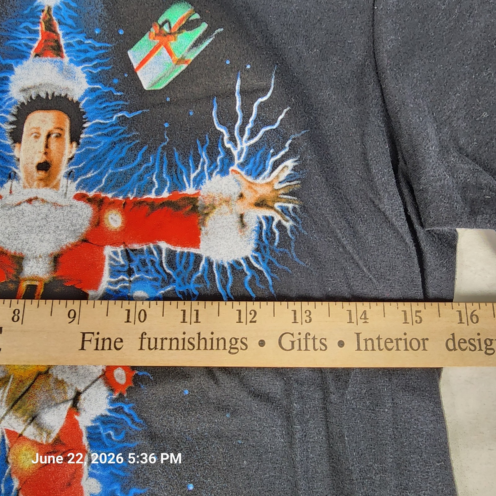 National Lampoon Christmas Vacation Graphic T-Shirt Black Men’s Small Hybrid New