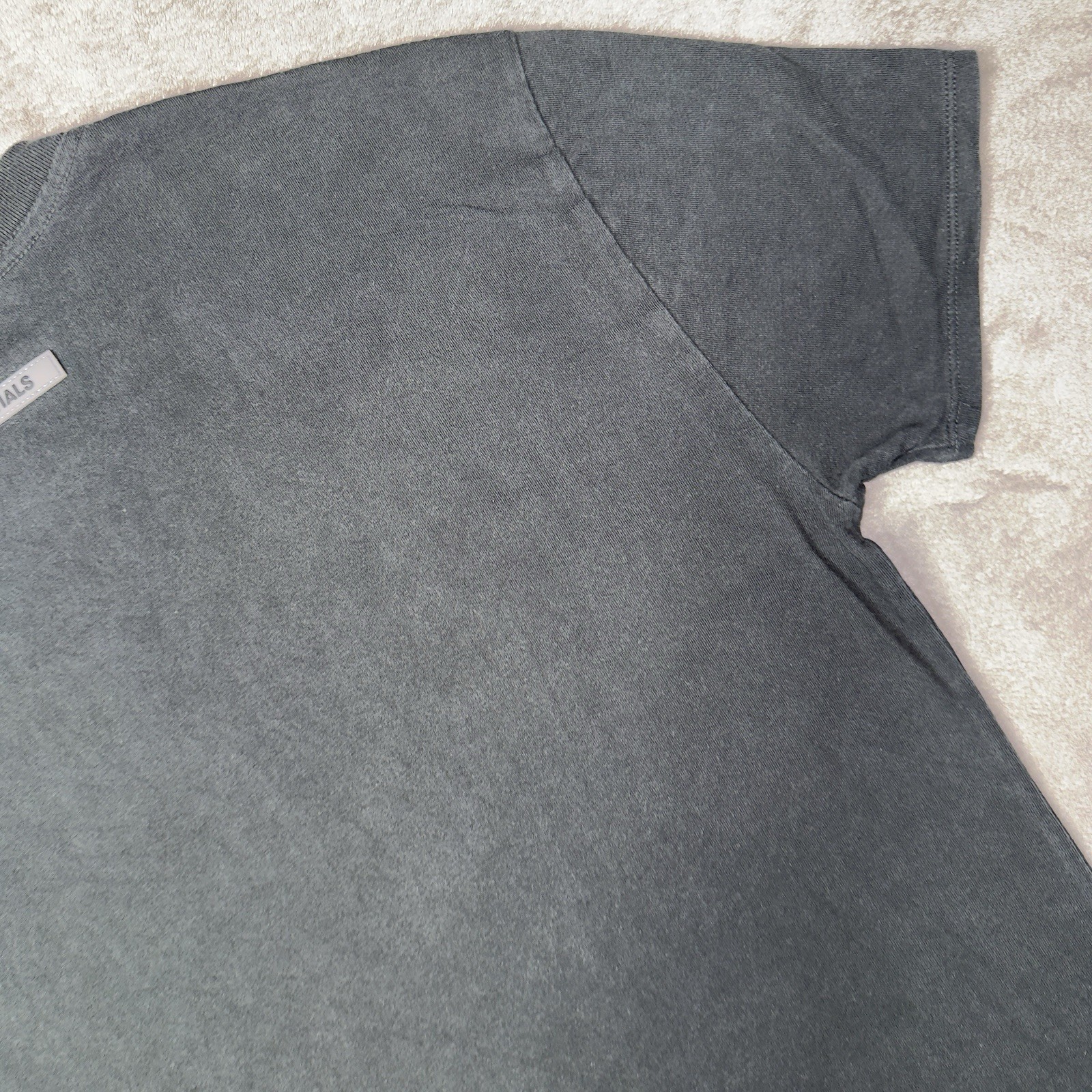 FOG Essentials Boxy T-Shirt Unisex XS Stretch Limo Black 125SP202000F SS20