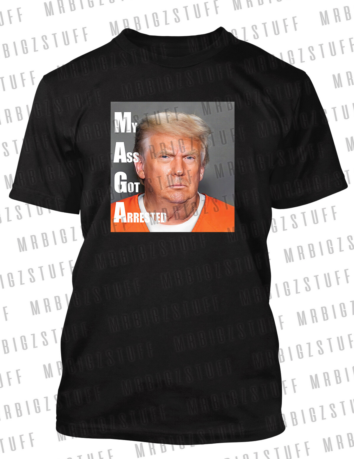 Trump M.A.G.A Fulton County Tee Shirt Big Tall Sm Graphic Sport Pro Club Shaka