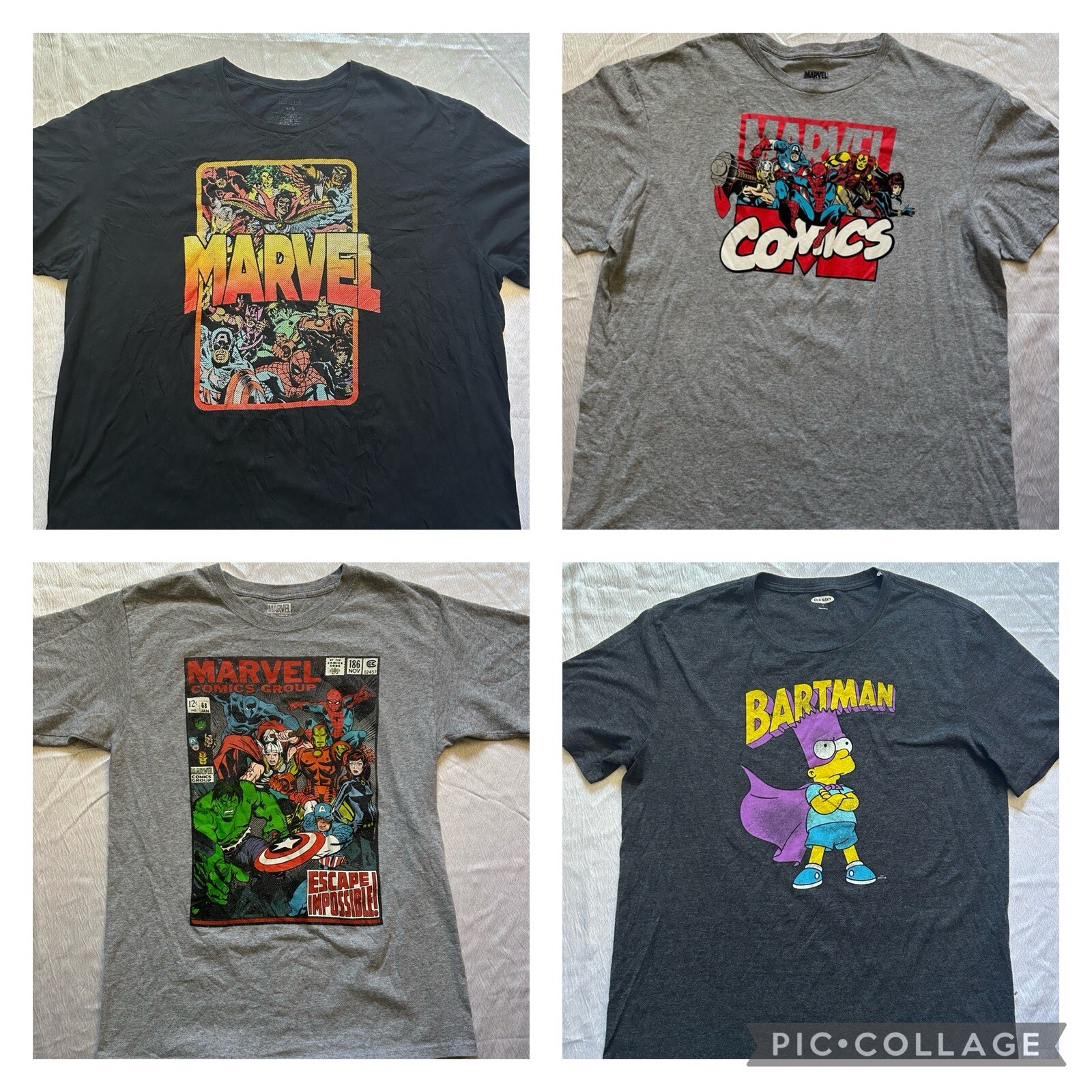 50 pcs Randoms Graphic women + Men’s T-Shirt Lot Wholesale Reseller Box 📦
