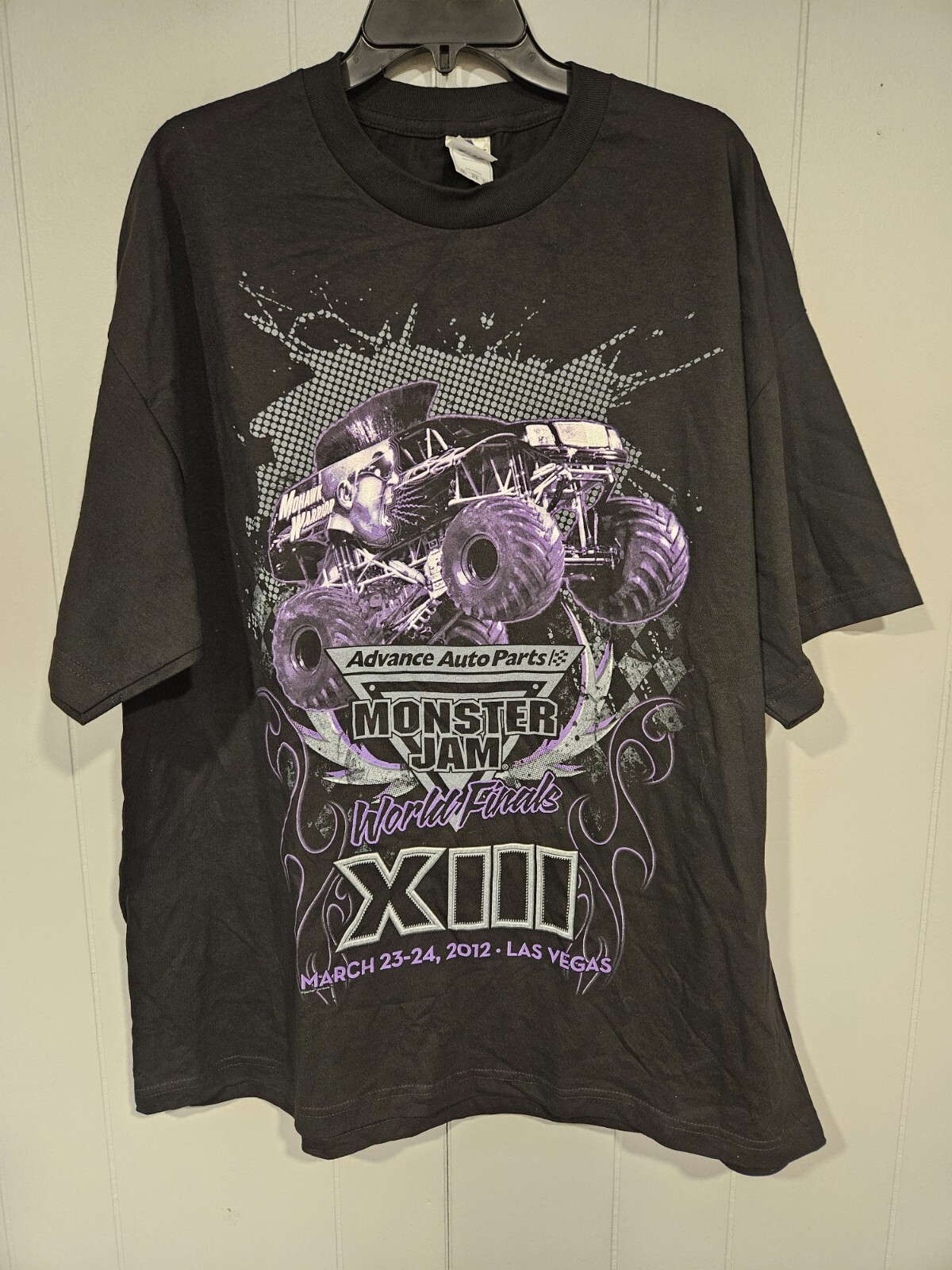 2012 Monster Jam World Finals Truck T-Shirt Men’s 2XL Mohawk Warrior NWOT NOS
