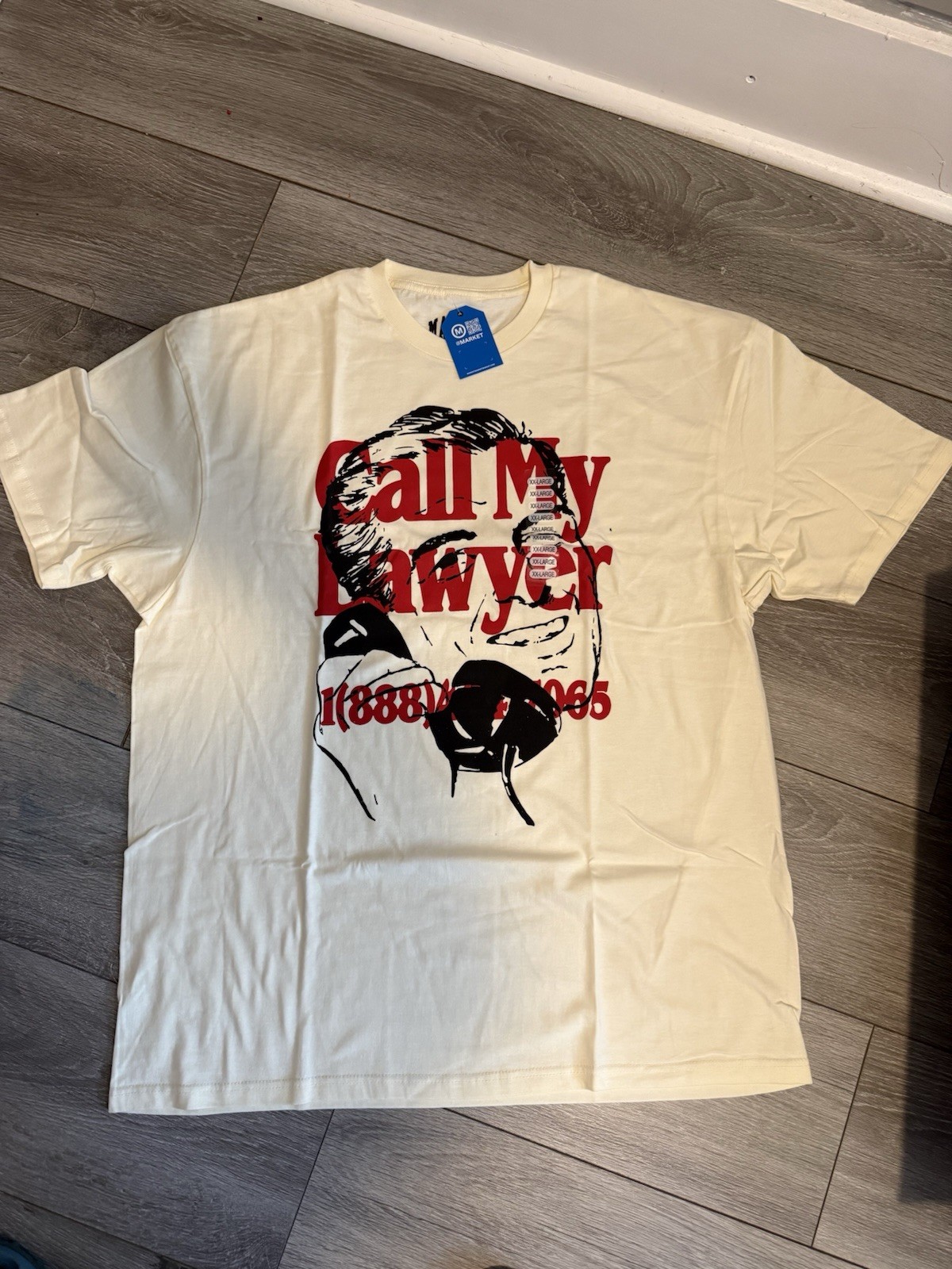 market studio Call My Lawyer T-shirt Size Xxl