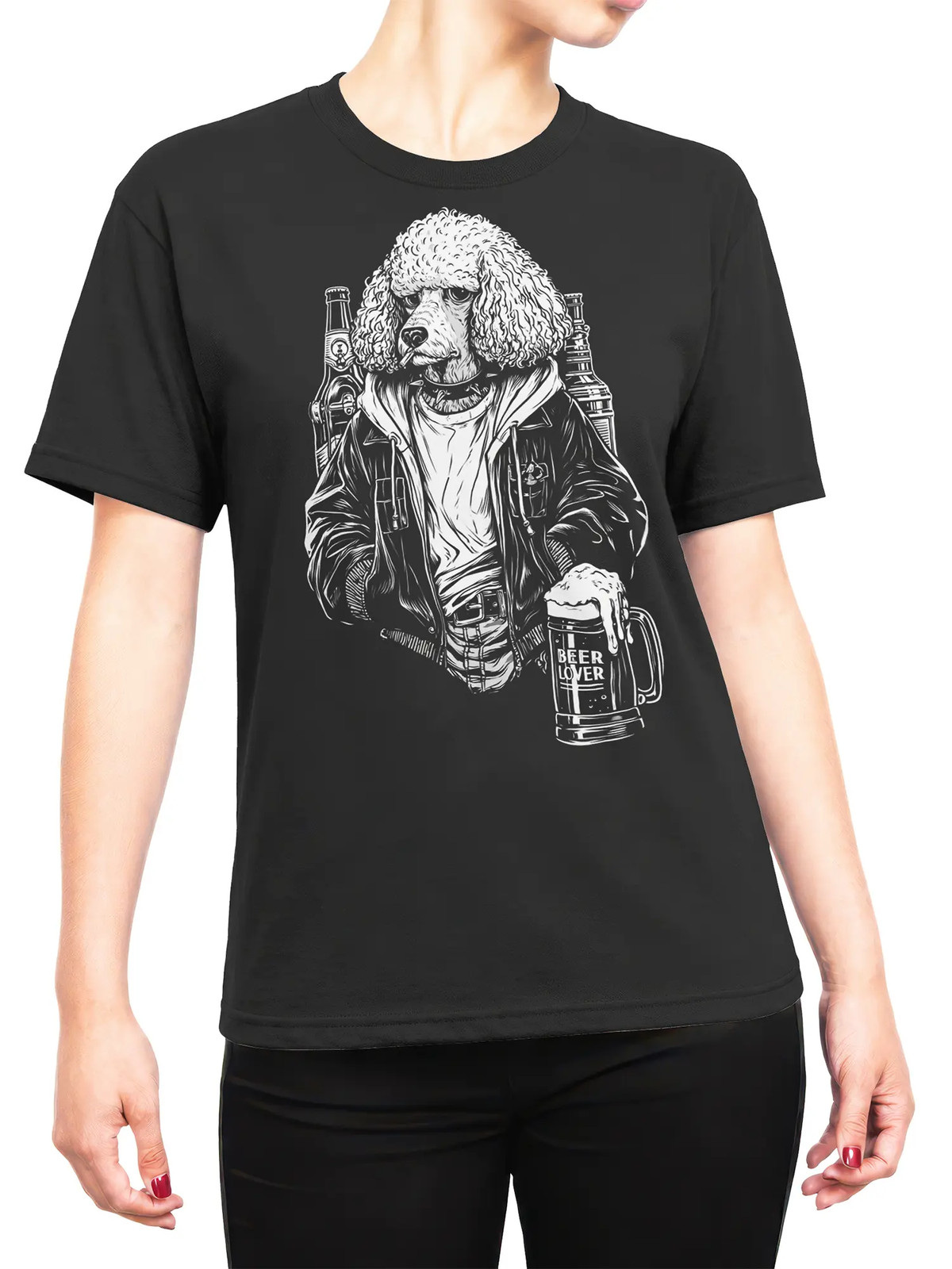 Barfly Poodle T-Shirt | Unisex