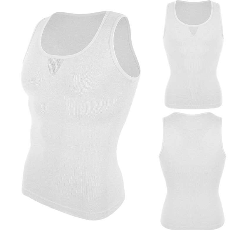 Men Gynecomastia Compress Tank Top Mens Slimming Body Shaper Vest Abs Undershirt
