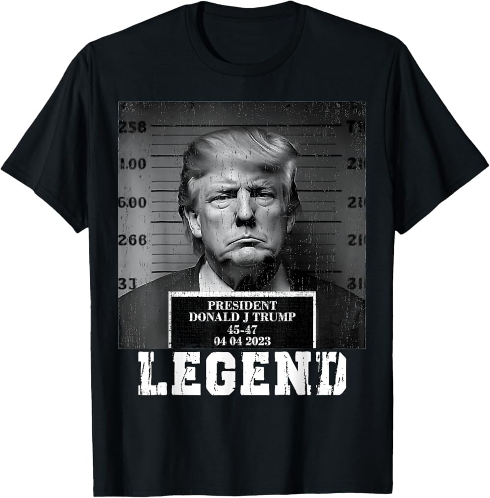 Trump 2024 Mugshot President Legend T-Shirt, Anti Trump Tshirt, Unisex Tee