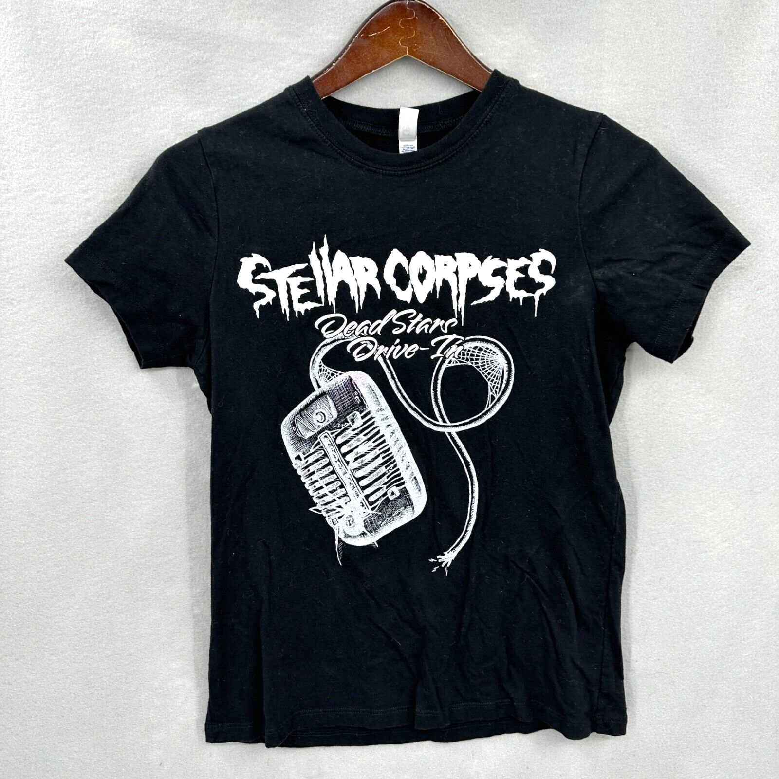 Stellar Corpses Shirt Womens M Psychobilly Horror Punk Rock Band Goth Drive In