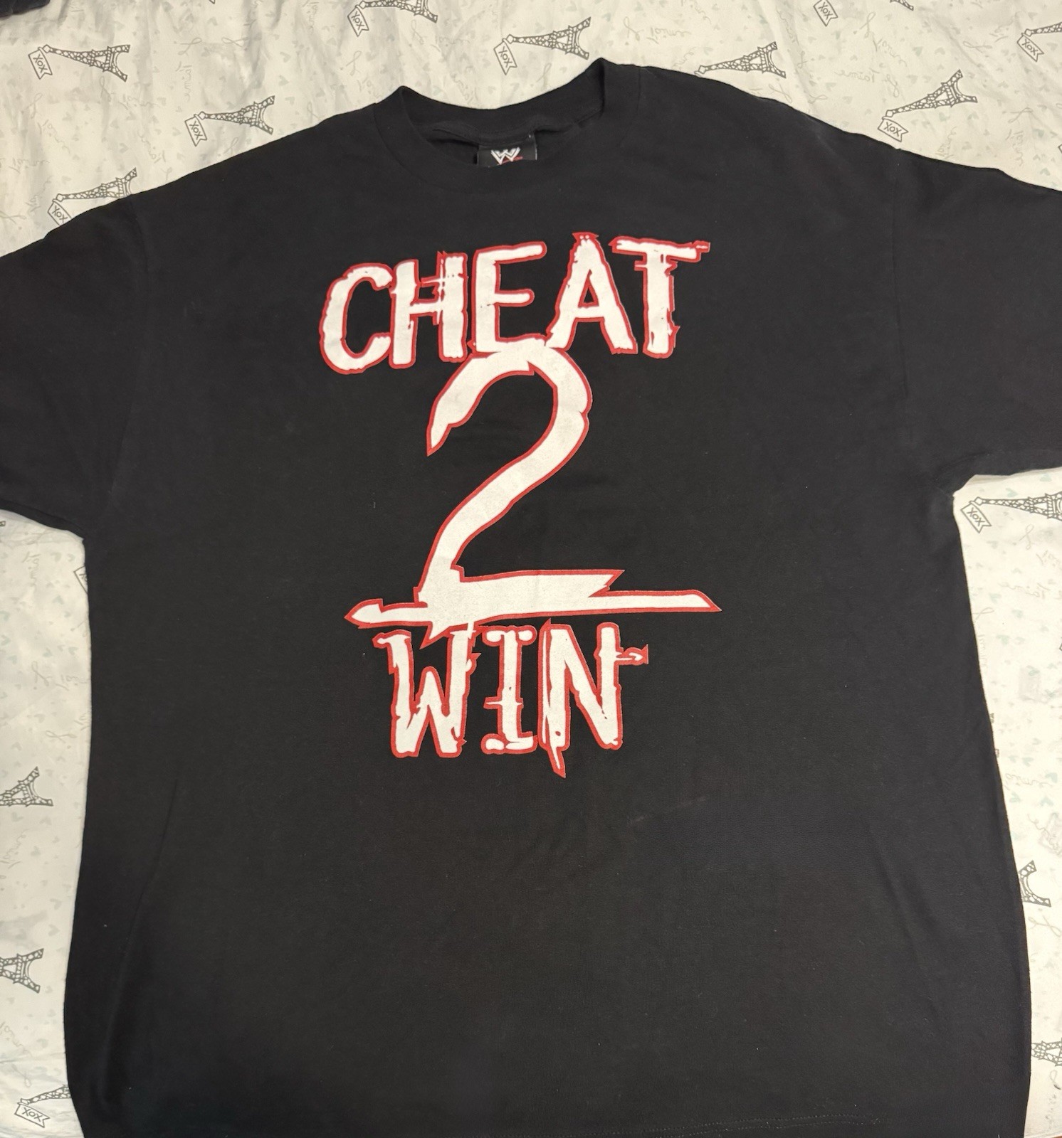 WWE Eddie Guerrero Cheat 2 Win T-Shirt Vintage Y2K Size XL Very Rare