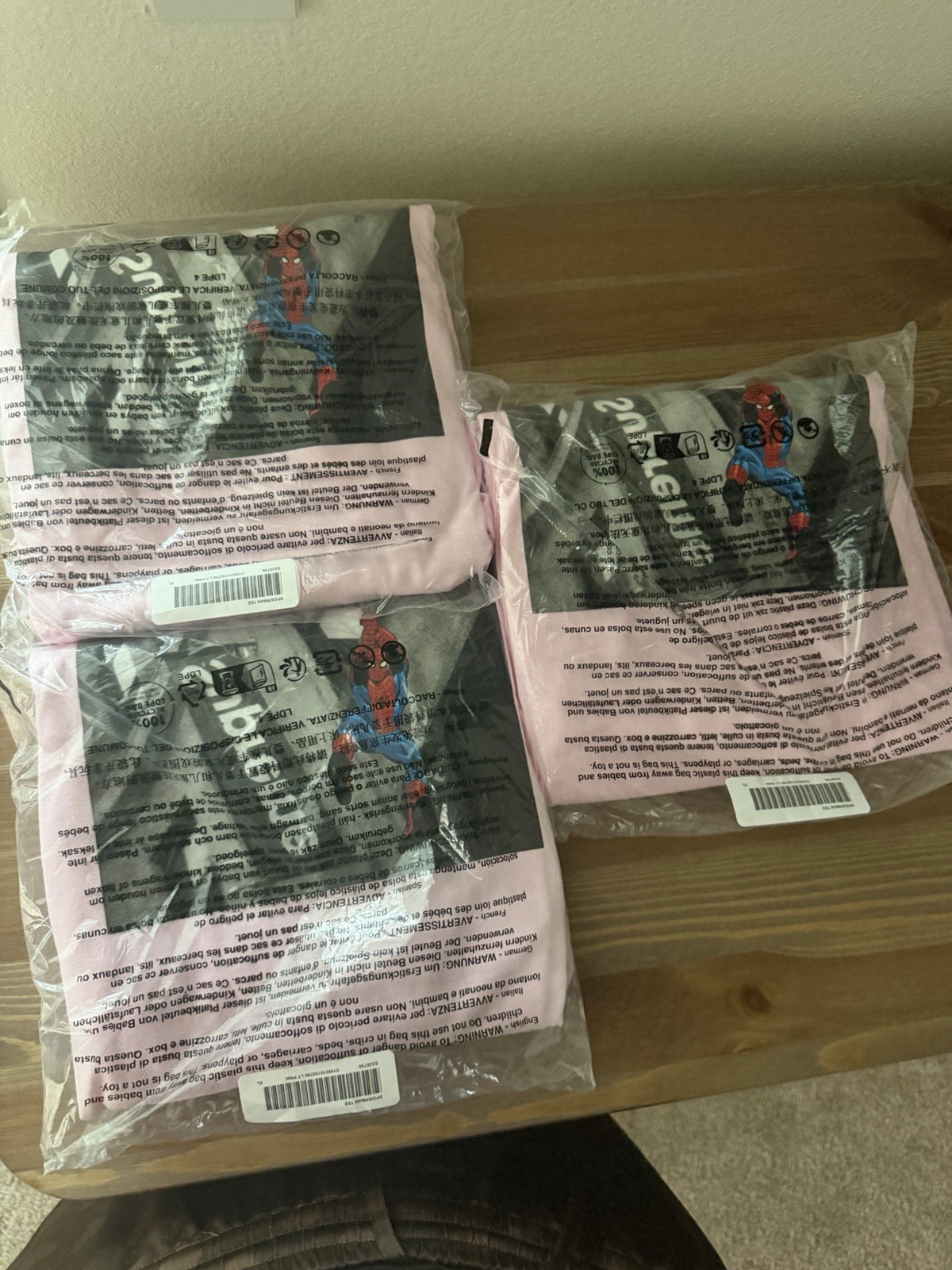 Supreme Spider-Man Tee Pink