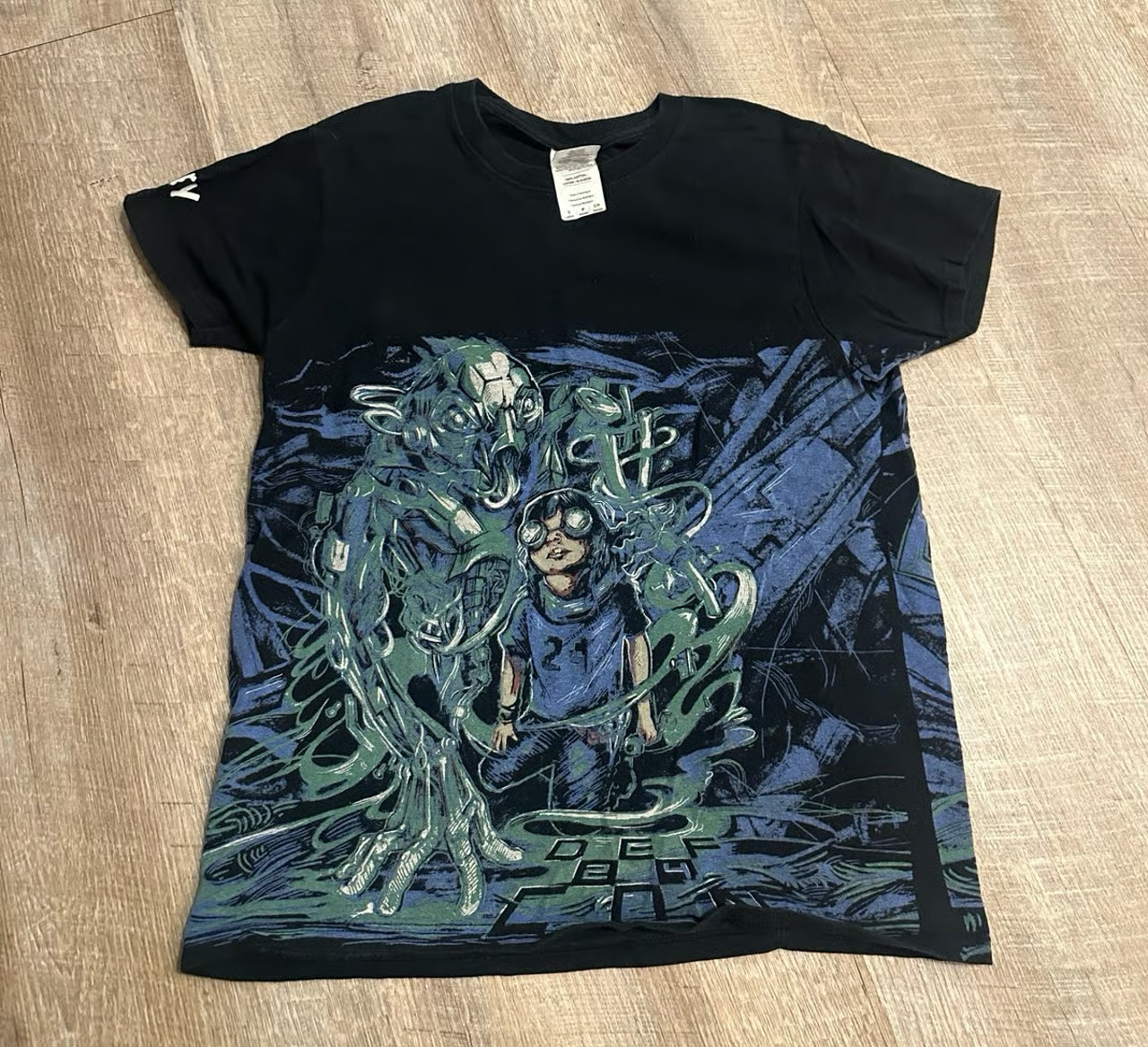 DEFCON Hacker T Shirt All Over Print Cyber Security Convention Rare