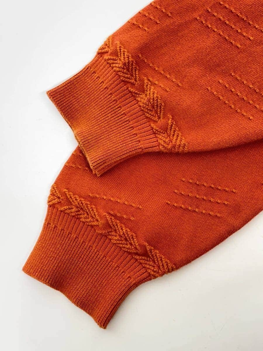 YASHIKI Knit Sweater (Thick) Size 3 Cotton ORN YSK-19AW-KN02