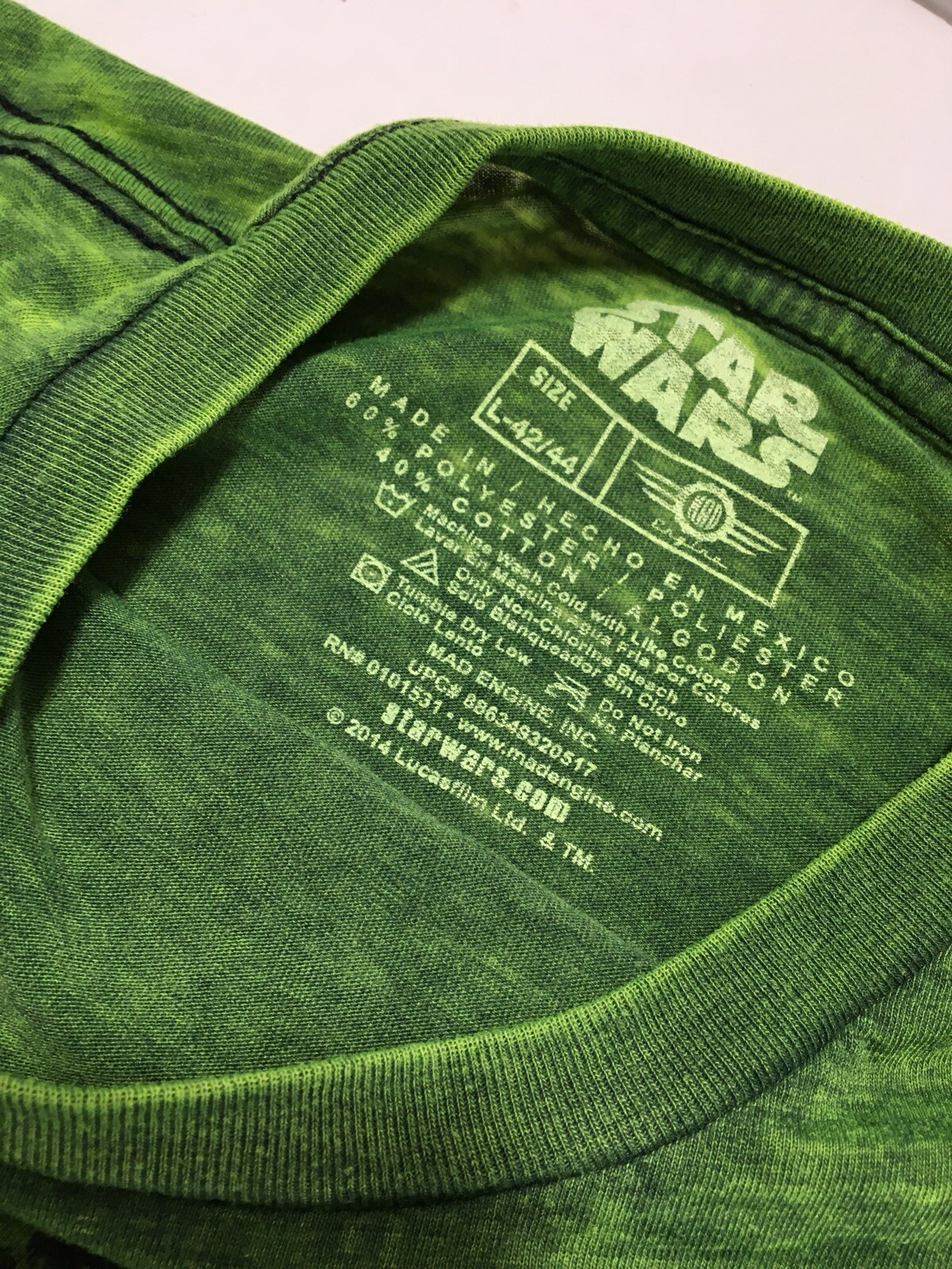 Star Wars Soft Tee Graphic Size Matters Not Size Large 42/44 60% Cotton/40% Poly