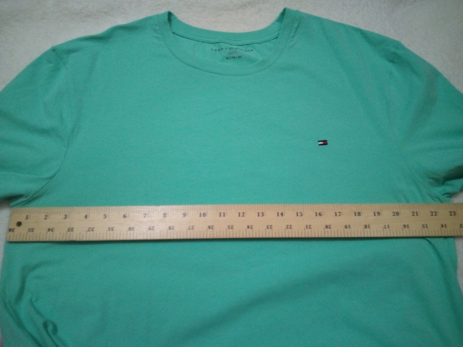 Tommy Hilfiger T-Shirt Men XL Mint Crew Short Sleeve