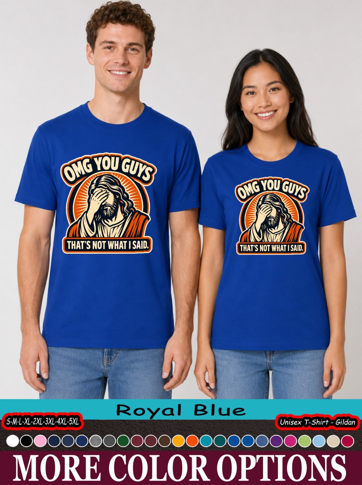 Jesus Facepalm Shirt, OMG You Guys Funny Christian Meme Tee