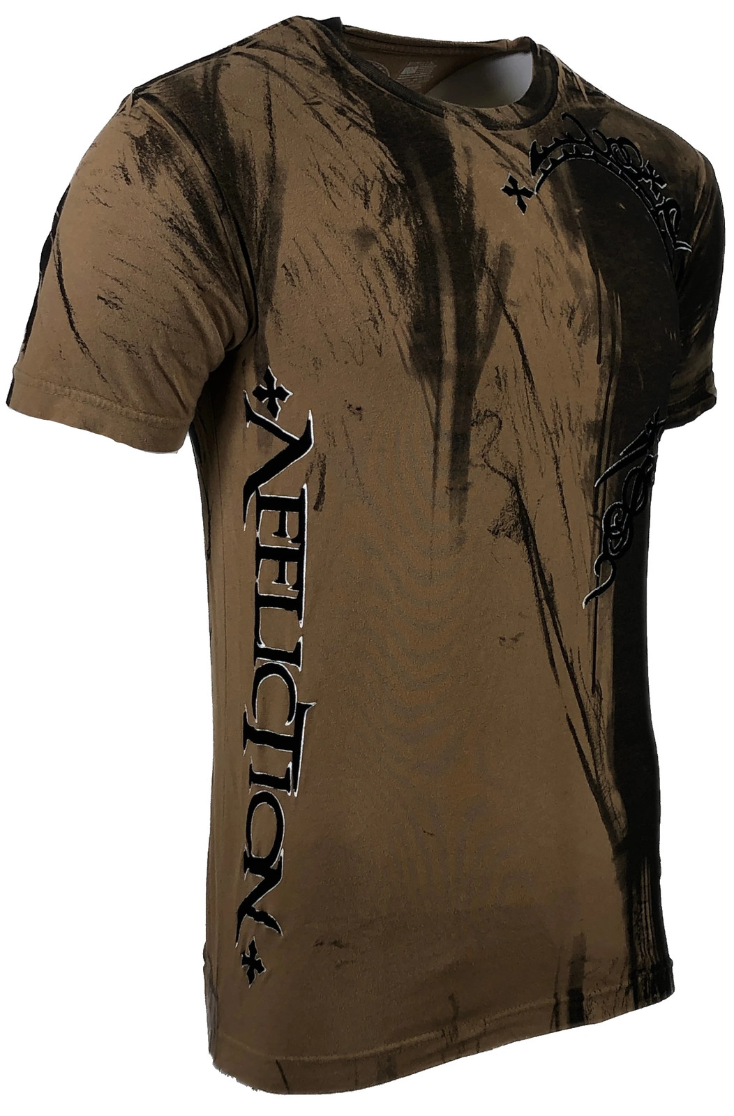 AFFLICTION Men’s T-Shirt DARK NIGHT Biker Skulls Tattoo MMA S-5XL