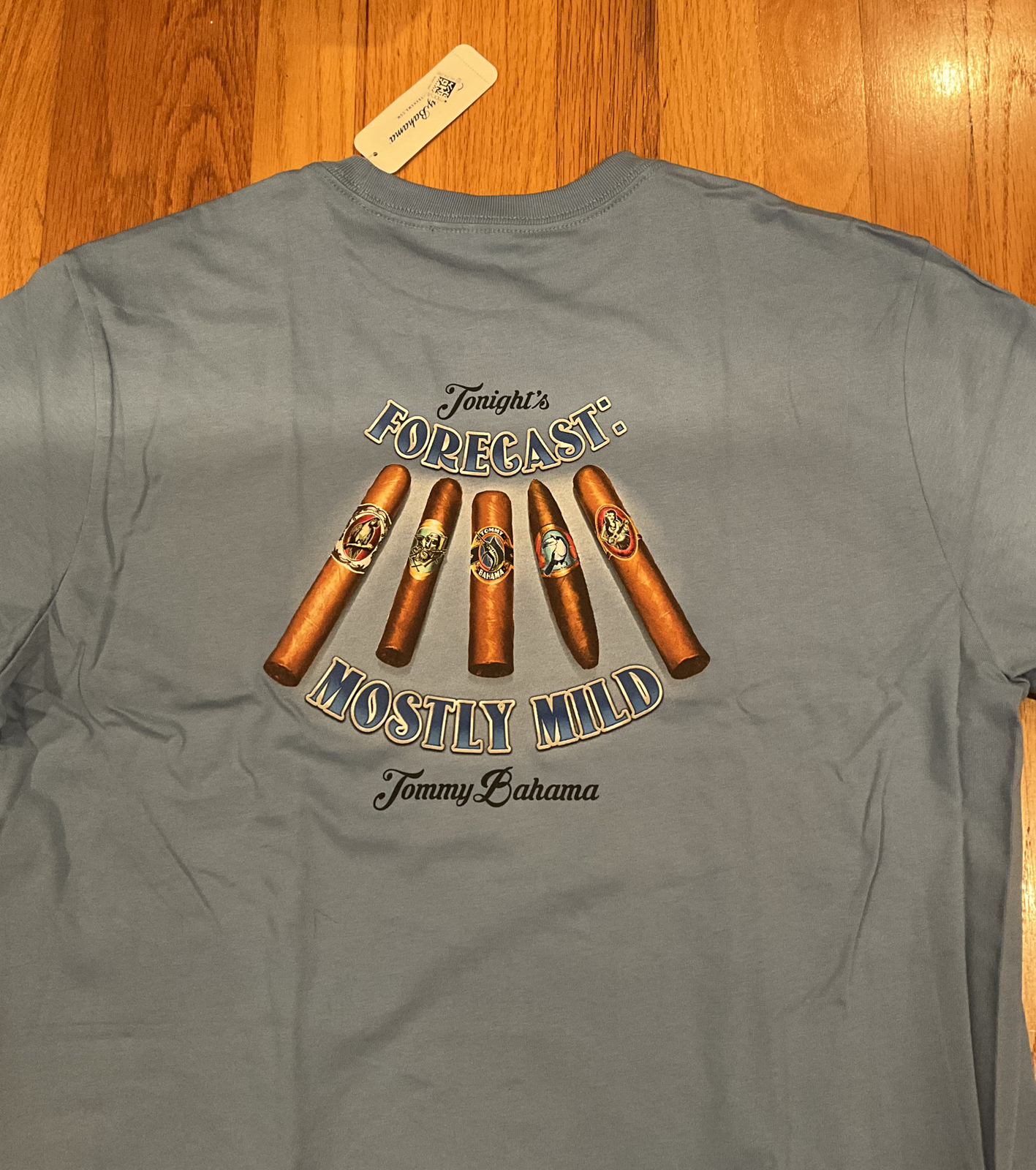 Tommy Bahama “Tonight’s Forecast Mostly Mild” T-Shirt Men’s Size: Small (S) NWT