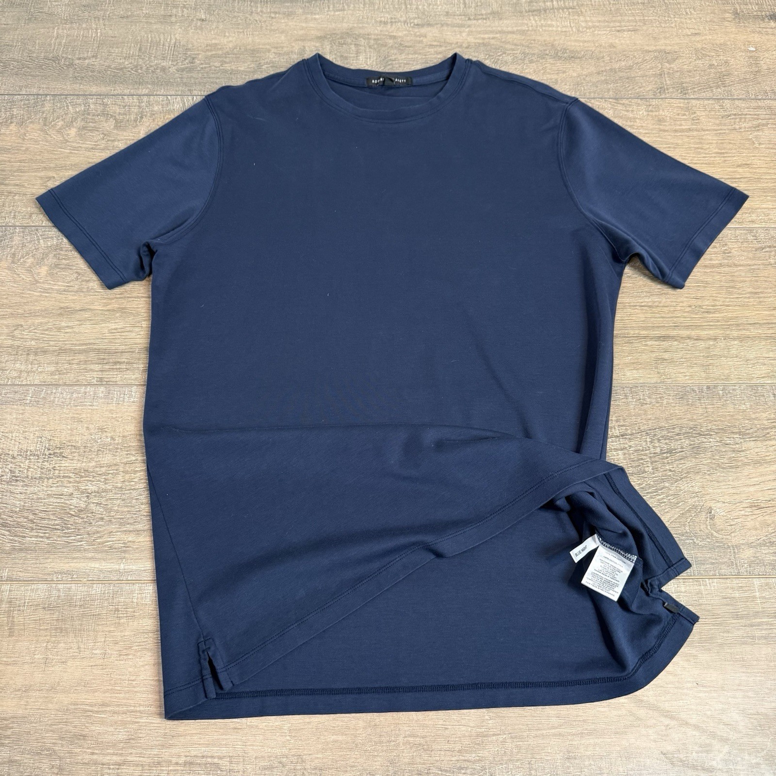 Robert Barakett Mens T-Shirt Size (L/XL) 100% Pima Cotton Blue Night B15