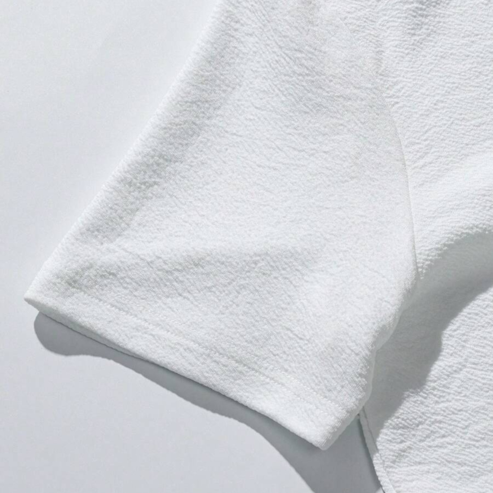 Men’s T-Shirt Short Sleeve Casual Ant Fabric Solid Color Crew Neck Slim T-Shirt