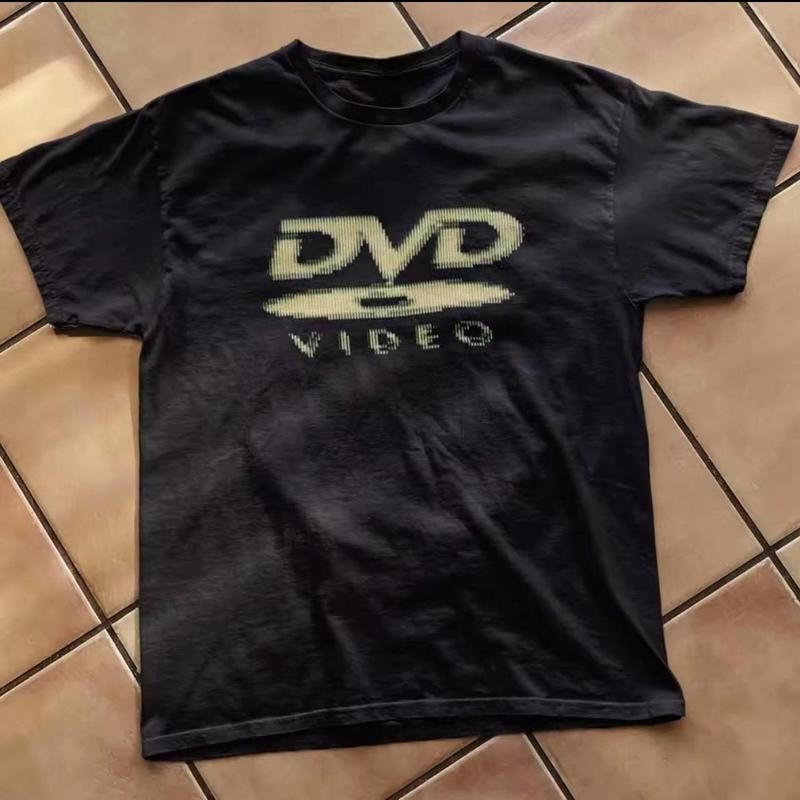 DVD Video Logo Y2K Grunge Vintage Unisex Graphic Streetwear Gift Tee