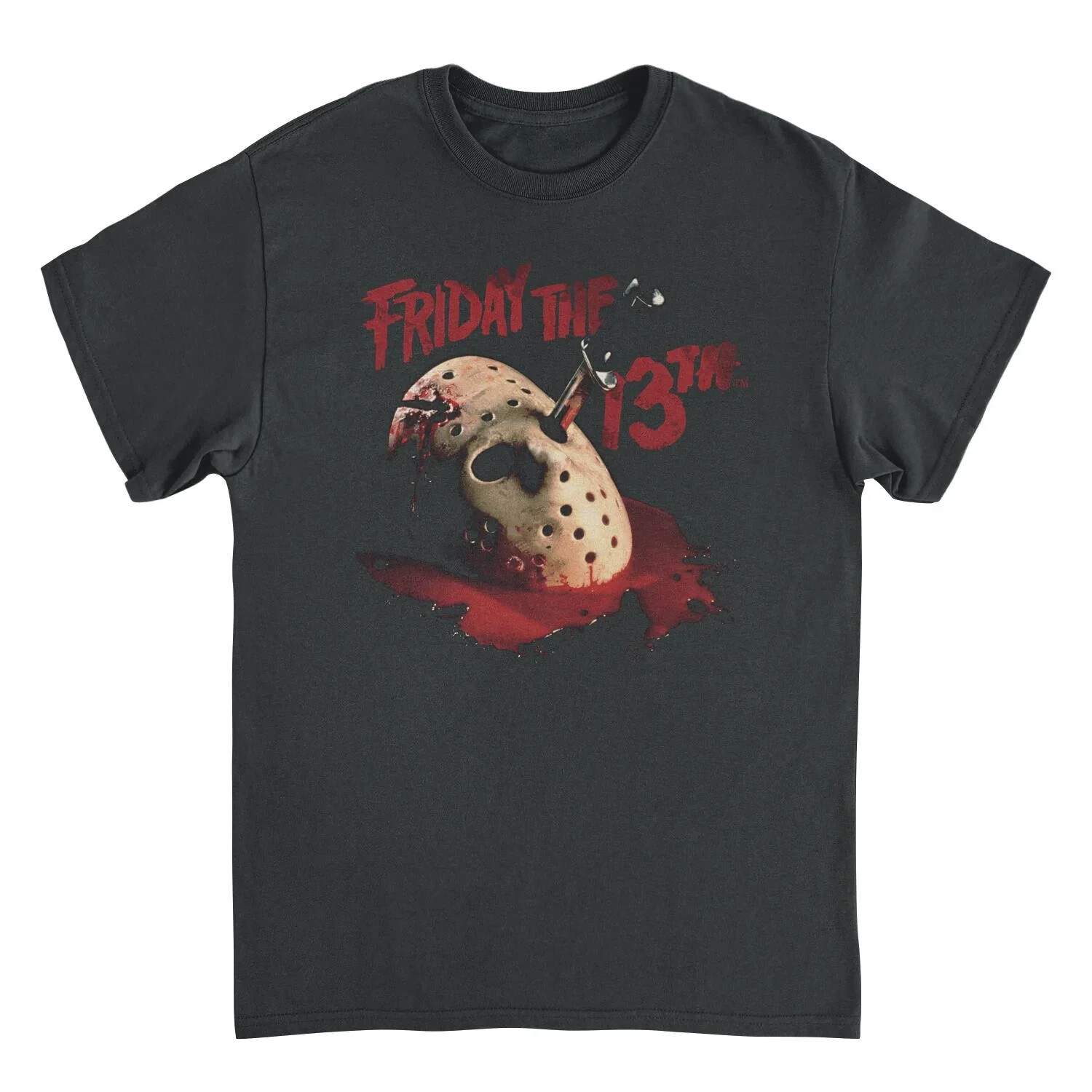 Officially Licensed FRIDAY THE 13TH JASON MASK Movie T shirt