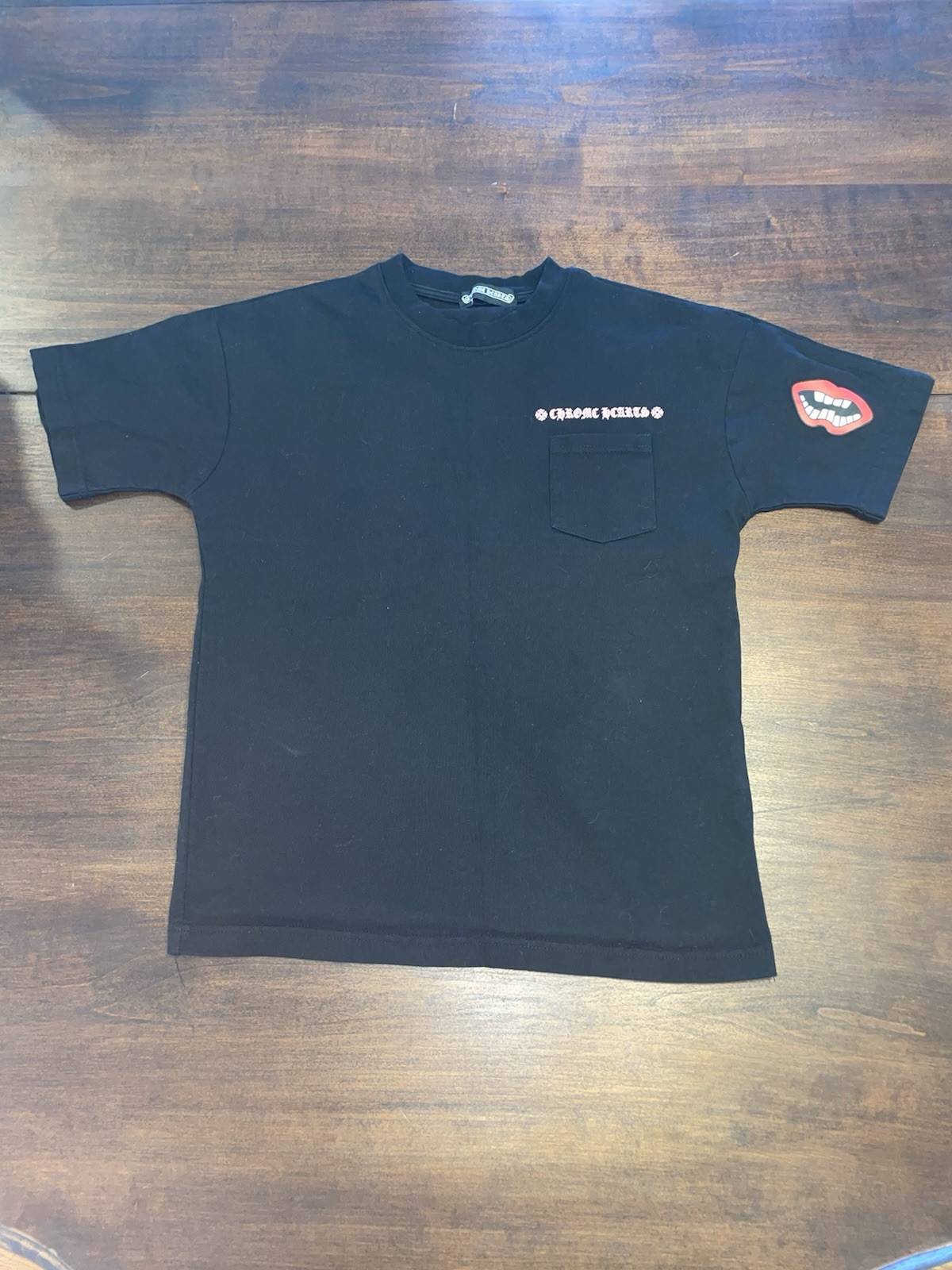Chrome Hearts x Matty Boy “Chomped” Designer Black T-Shirt – Small