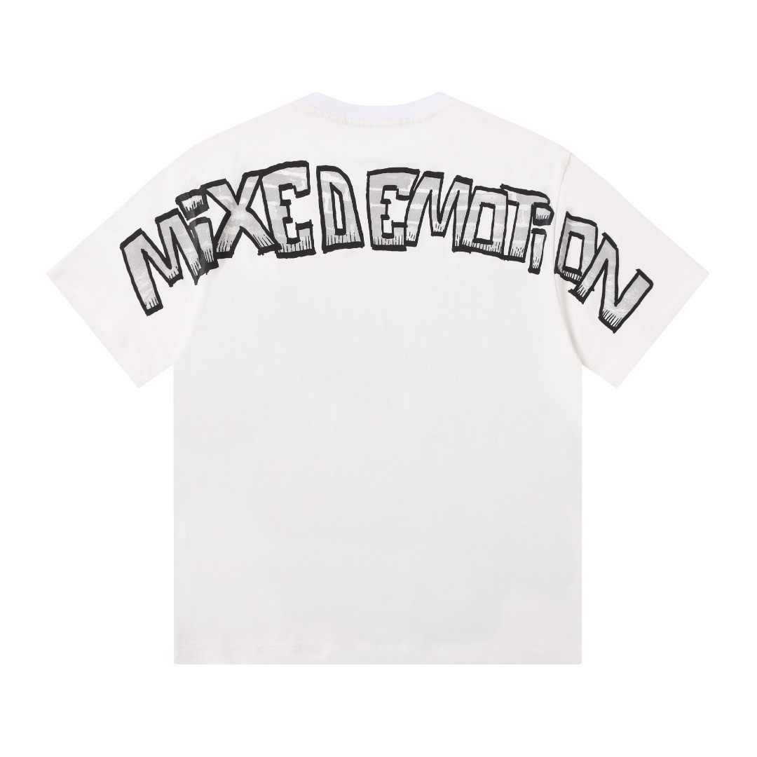 Mixed emotions tee shirt White S-M-L-XL