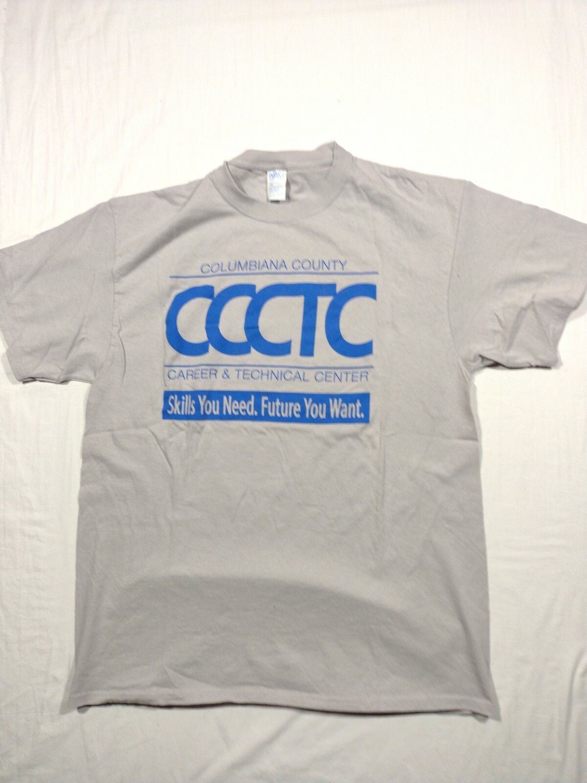 What’s Your E T Shirt Mens Large Gray Career Center Tee High School Trades Weld