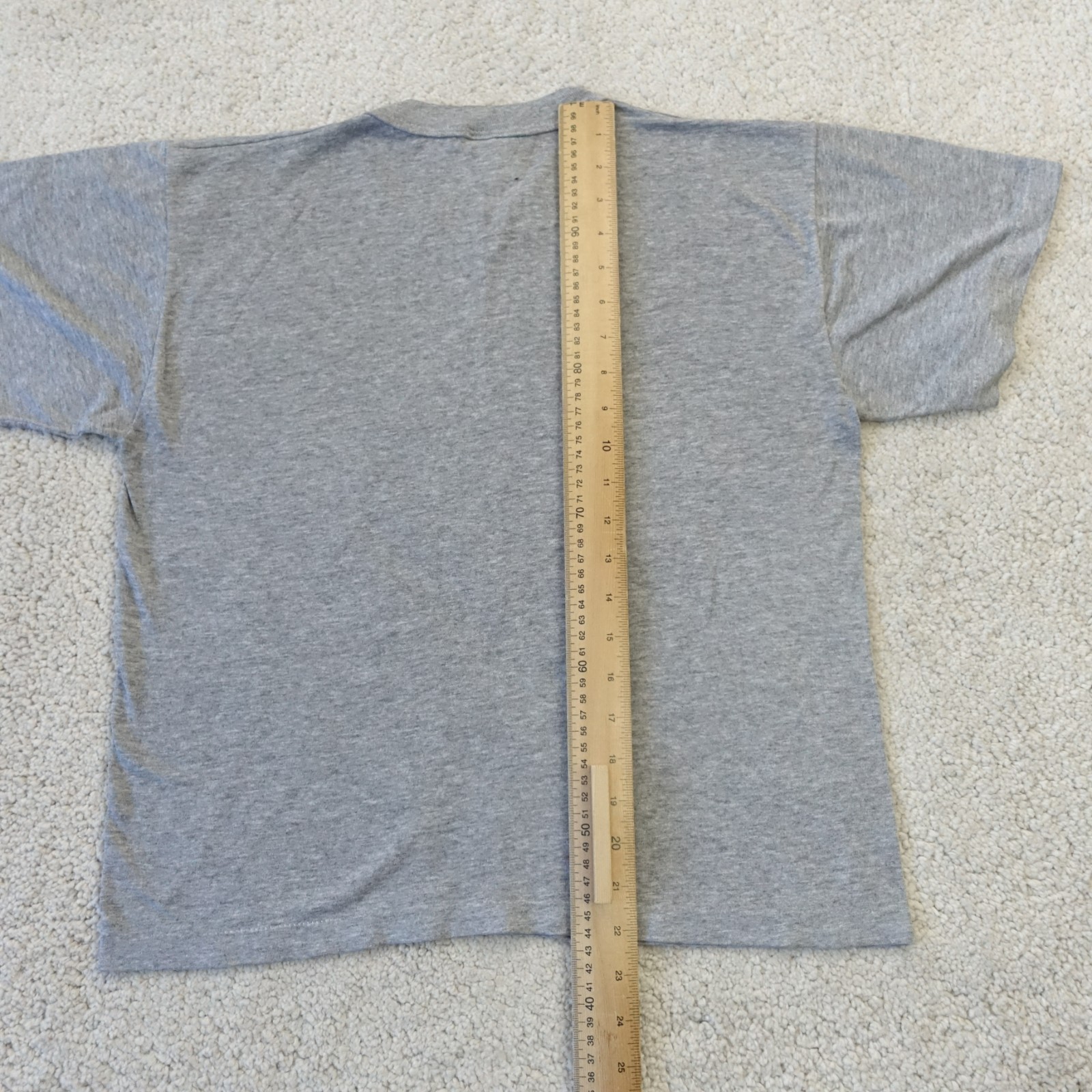 Vintage Army T Shirt Mens Extra Large Grey Single Stitch USA Made Military Tee