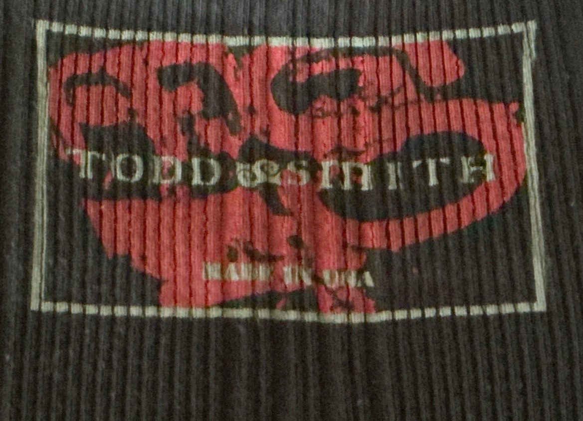 Todd Smith Men’s Swarovski Crystals Black Muscle Shirt Size M 100% Cotton