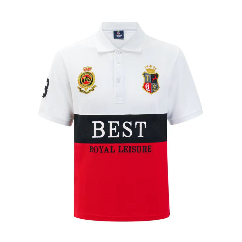 2024 Tusuo Men’s Cotton Classic Sport Shirt Fashion Short Sleeve Polo T-Shirts