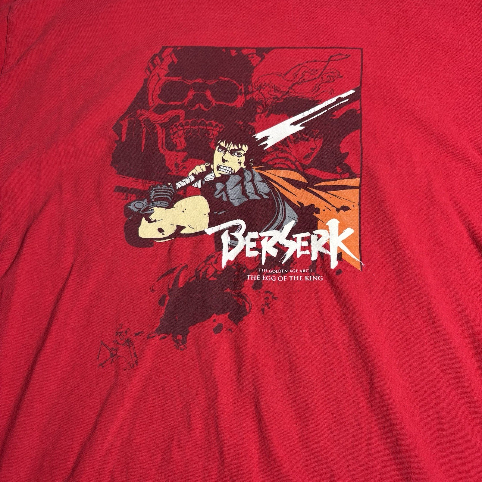 Berserk The Golden Age Arc 1 Egg Of The King Anime Film Promo T Shirt Tee Large
