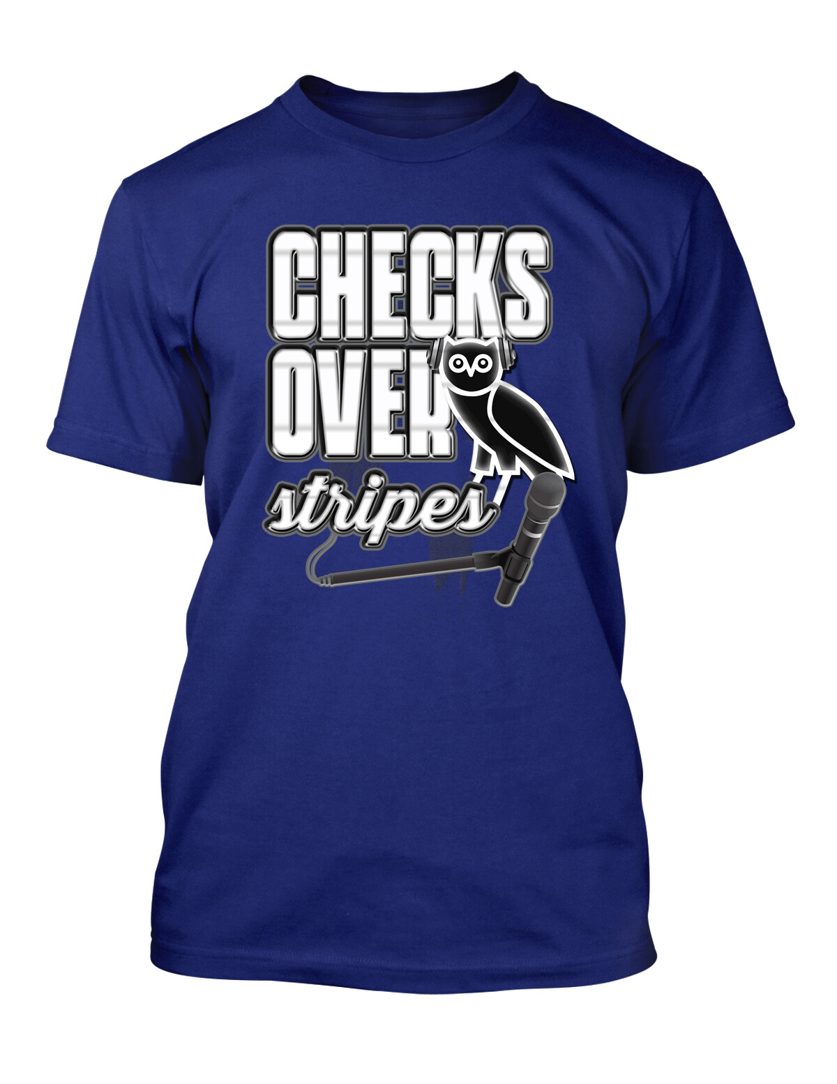 Checks Over Stripes Hip Hop Street Wear T Shirt Graphic Pro Club Tees SM – 10XL