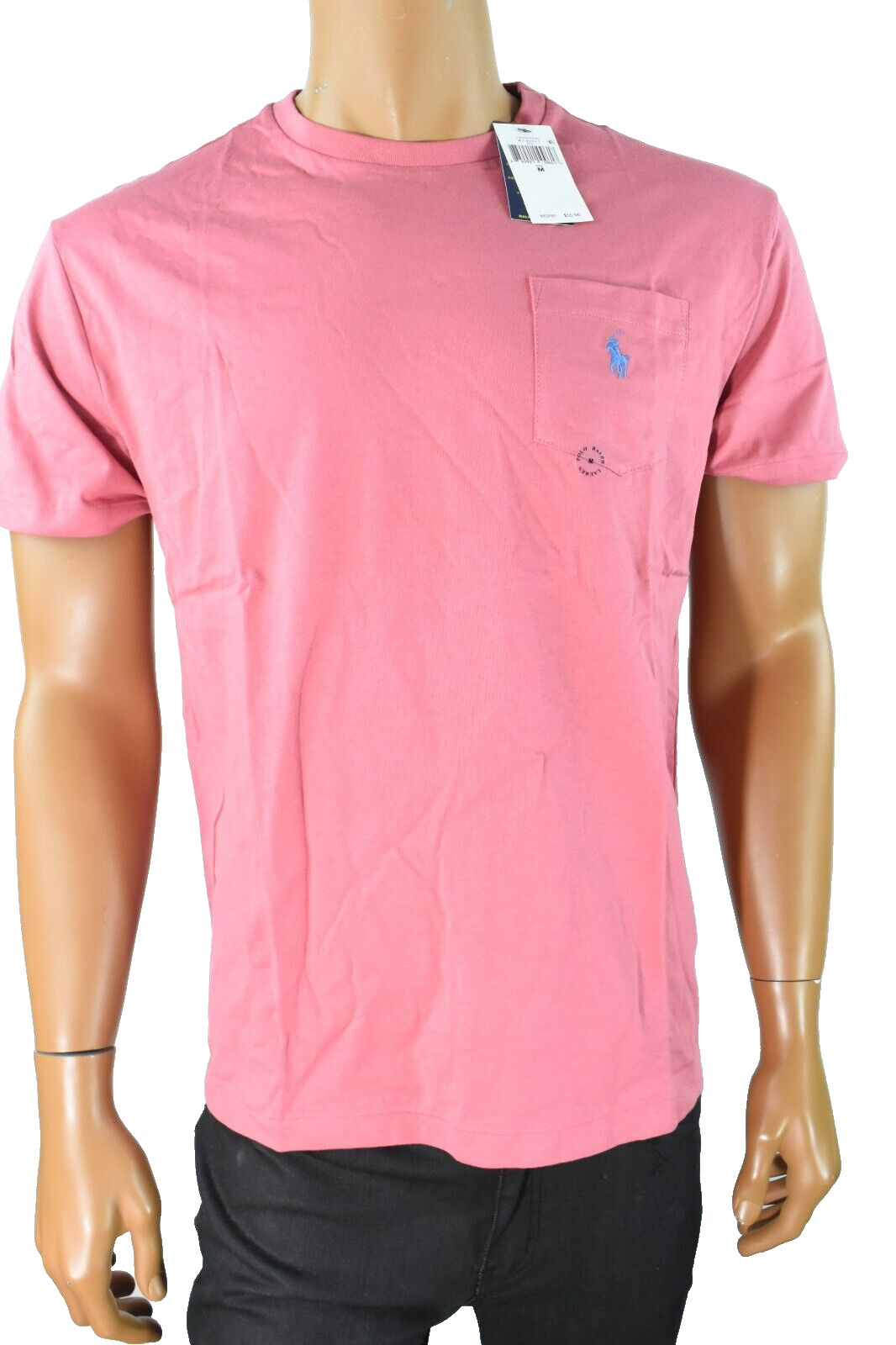 Polo Ralph Lauren Mens T-shirt M XXL New Red Blue Pony One Pocket Short Sleeve