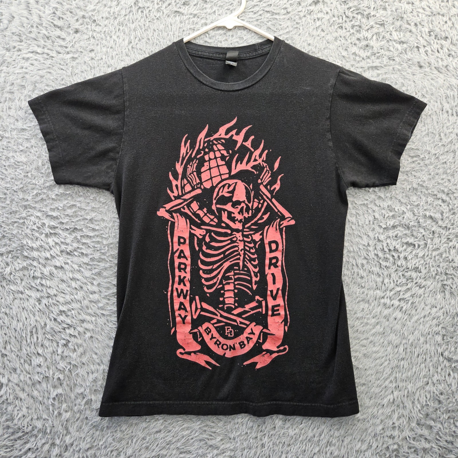Vintage Parkway Drive T Shirt Small 2004 Tultex Byron Bay Silk Screened Print