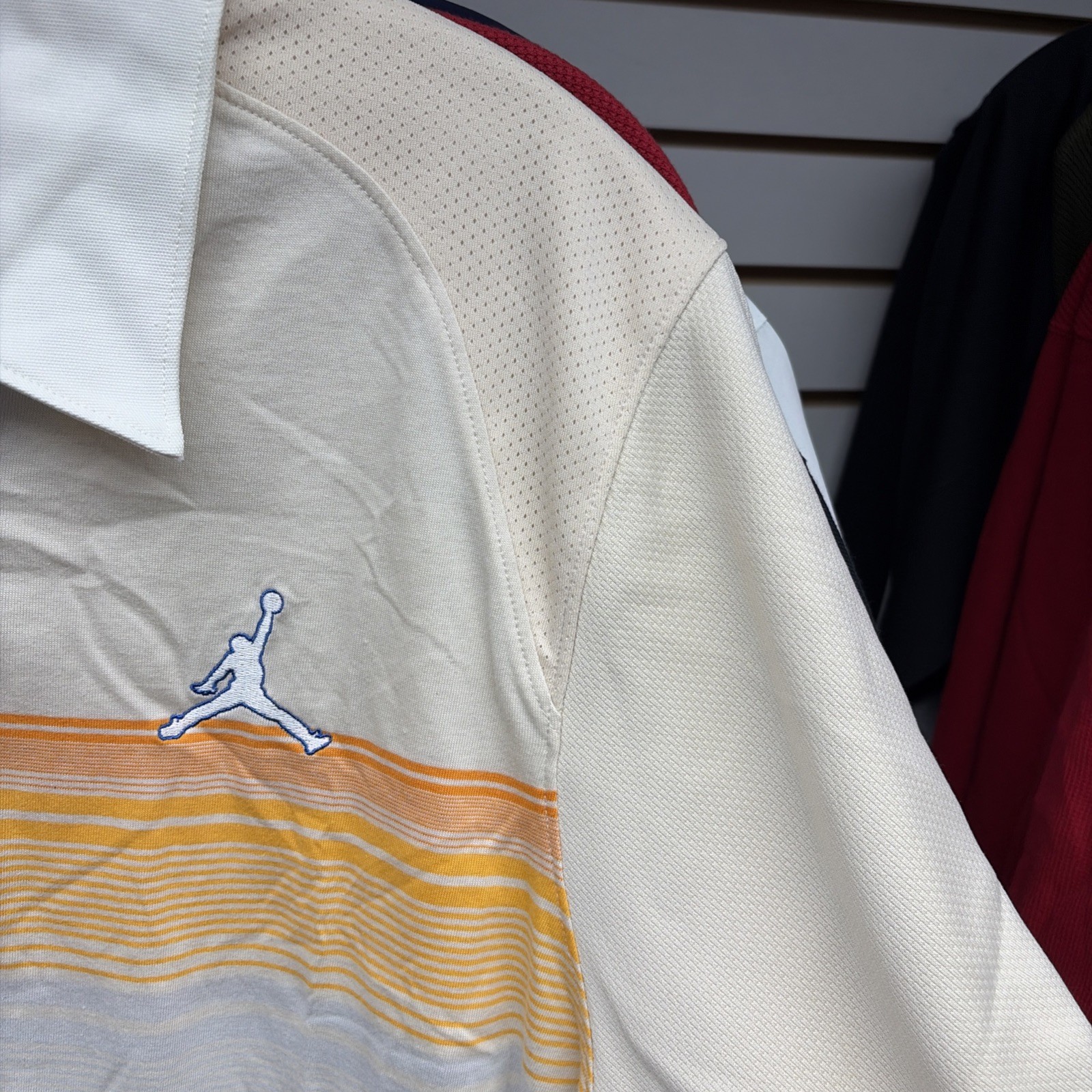 Air Jordan Vintage Polo Pacific Blue 7 Size XL New Y2K (2006)