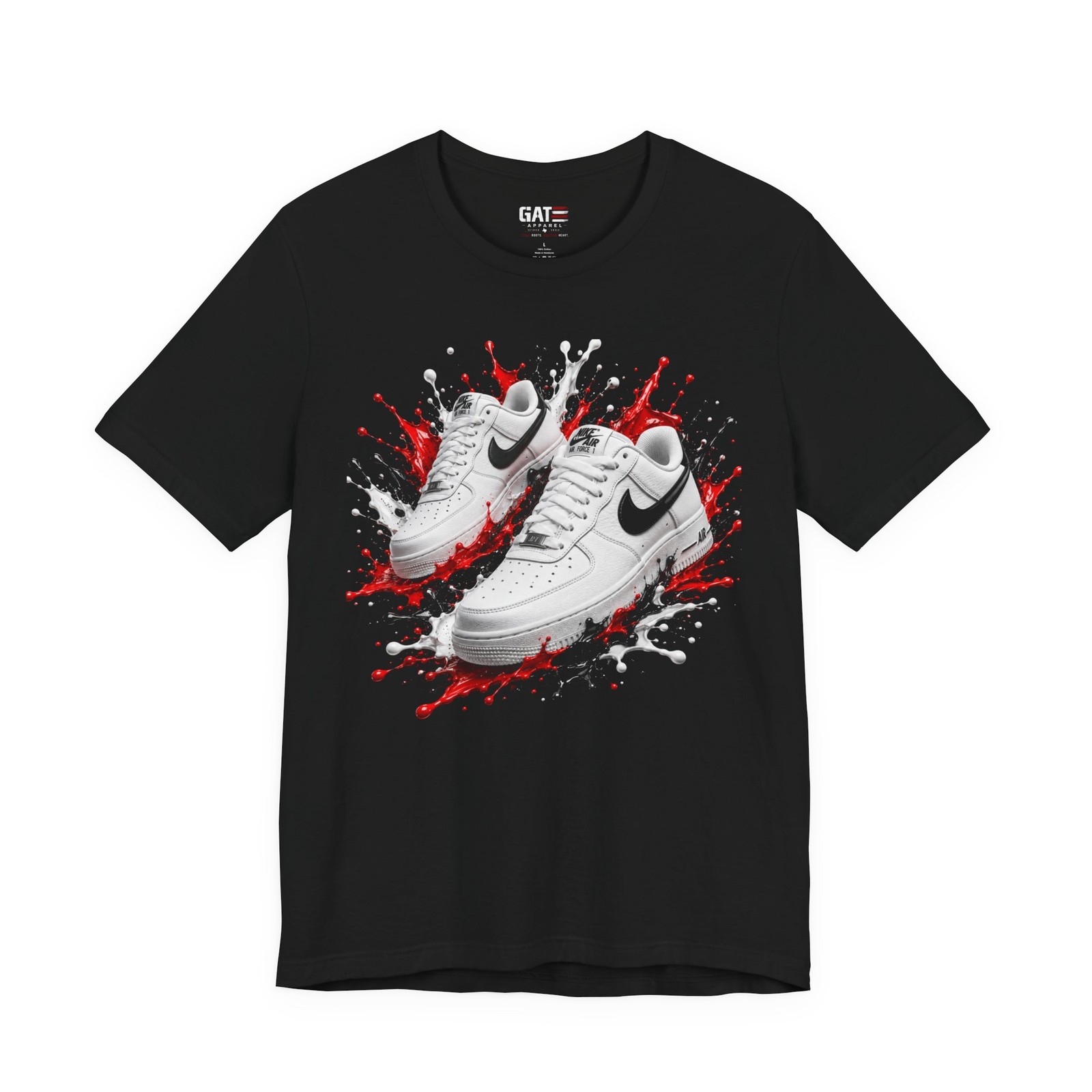 Sneaker T-Shirt | White Air Jordan’s Shoe Graphic Tee | Sneakerhead Shirt