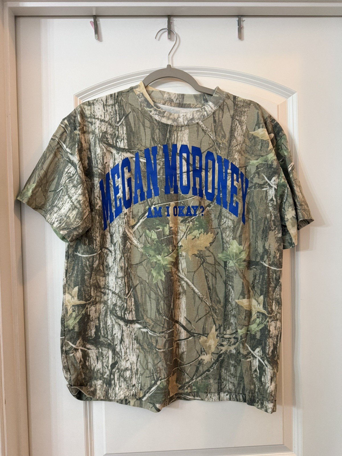 Megan Moroney Am I Okay Medium Camo T Shirt