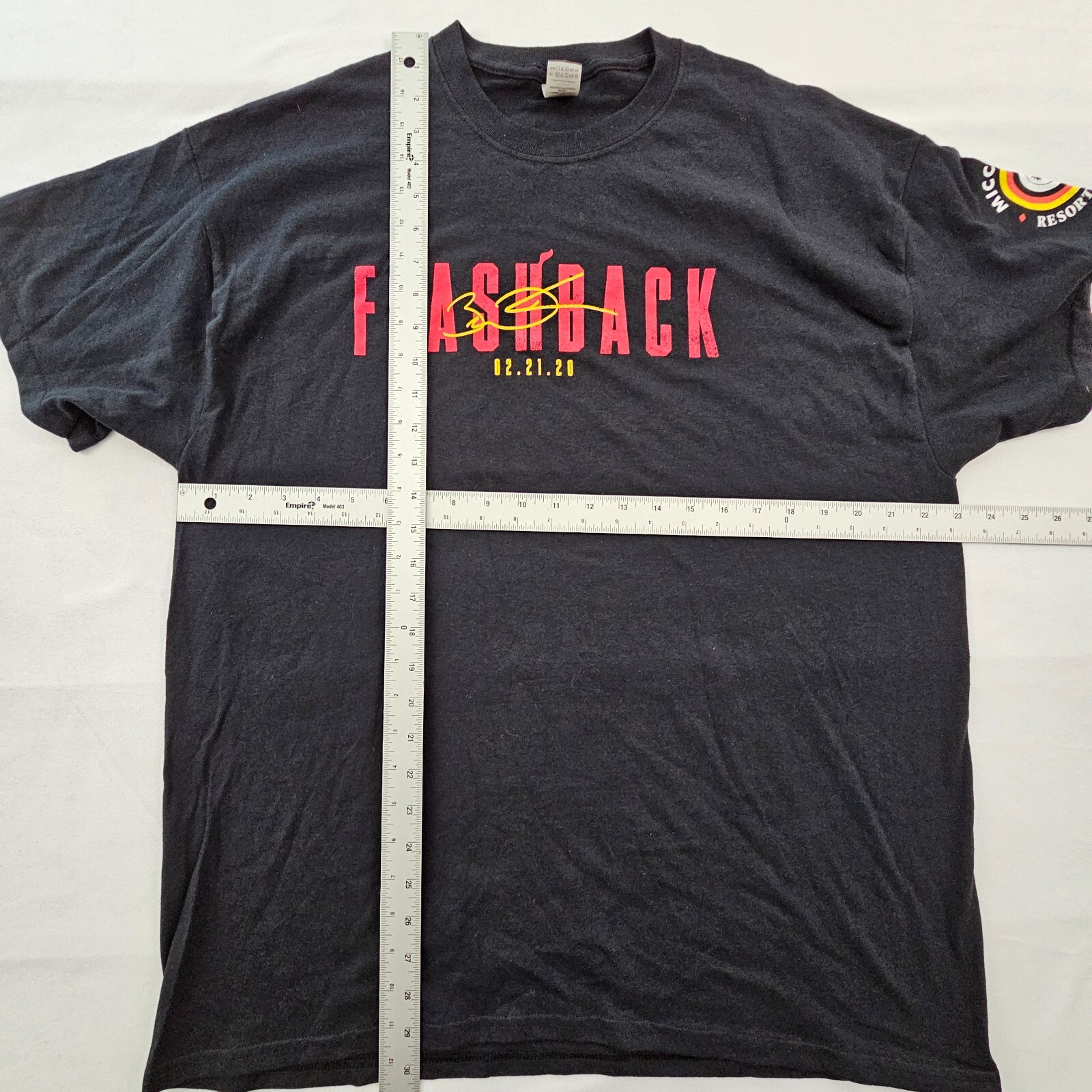 Dwyane Wade Miami Heat 2-21-20 Flashback Black Short Sleeve T-Shirt Men’s XL