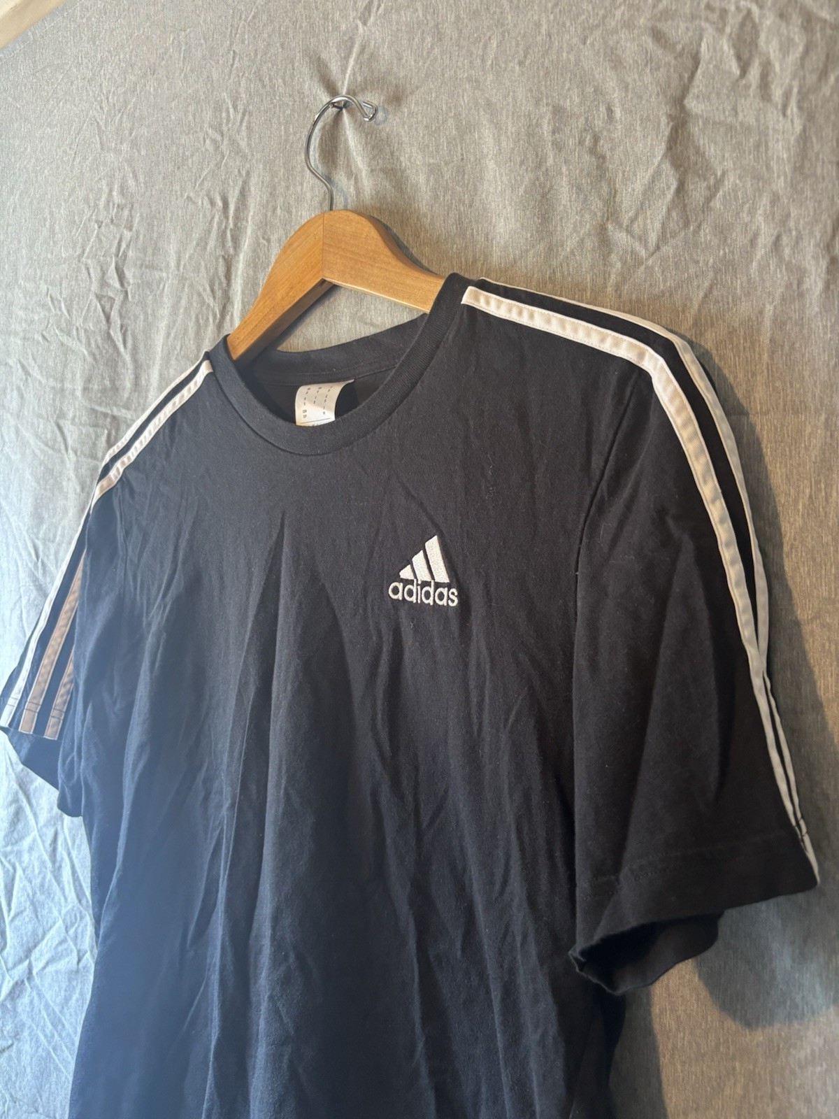 adidas Originals 3-Stripes Tee Black Men’s S T-Shirt