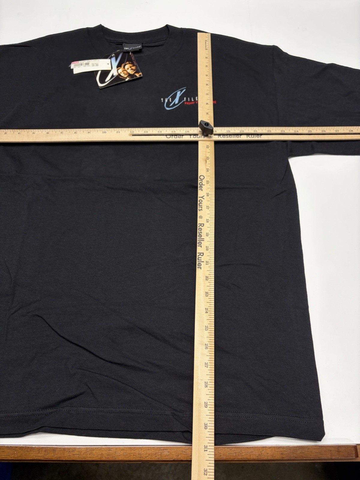 Vintage 90s Official X-Files Mulder & Scully Double Sided Sci-Fi XL Tshirt New