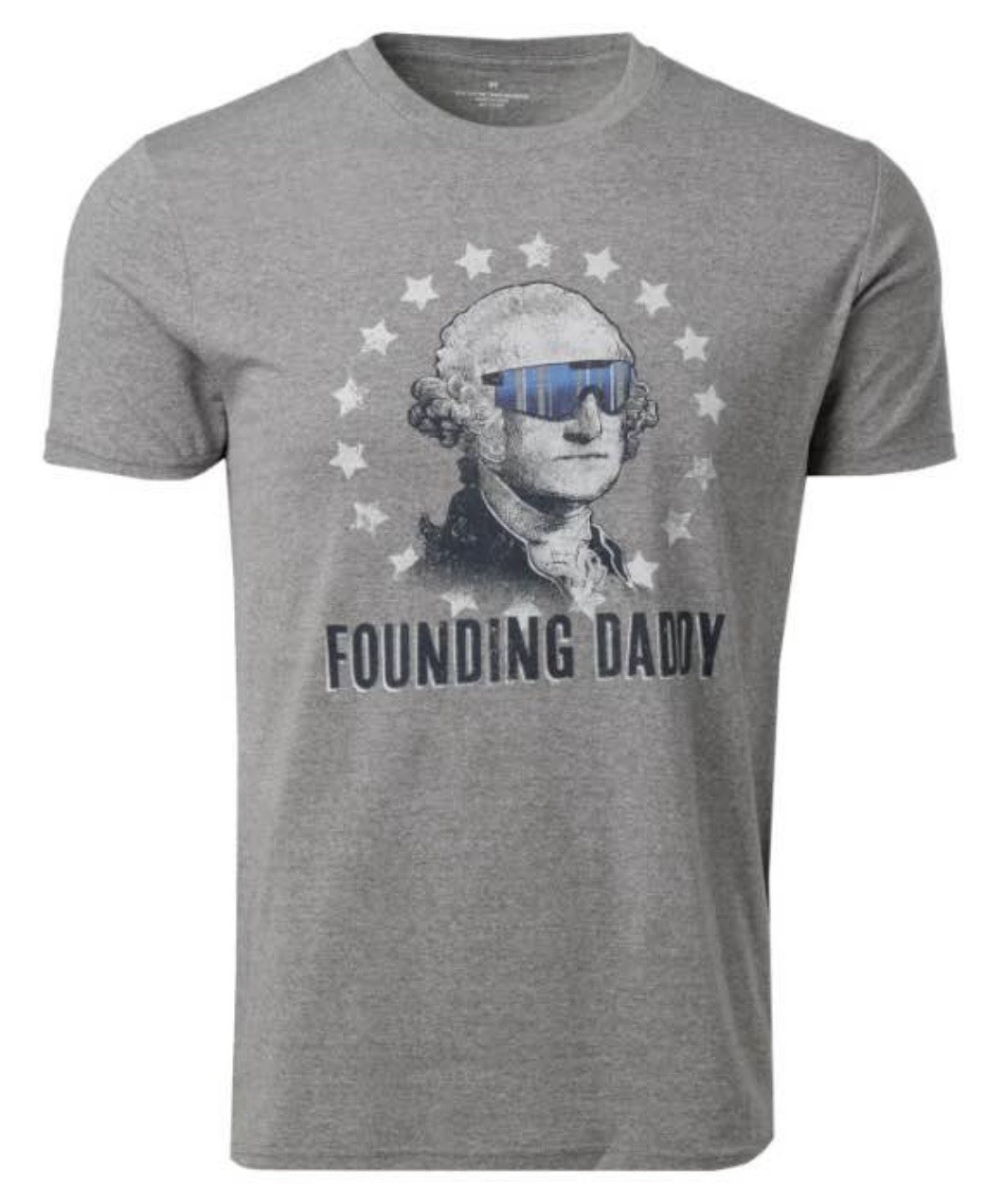 USA 250th T-Shirt Mens XL Founding Daddy Fathers Day 60% Cotton Blend Free Ship